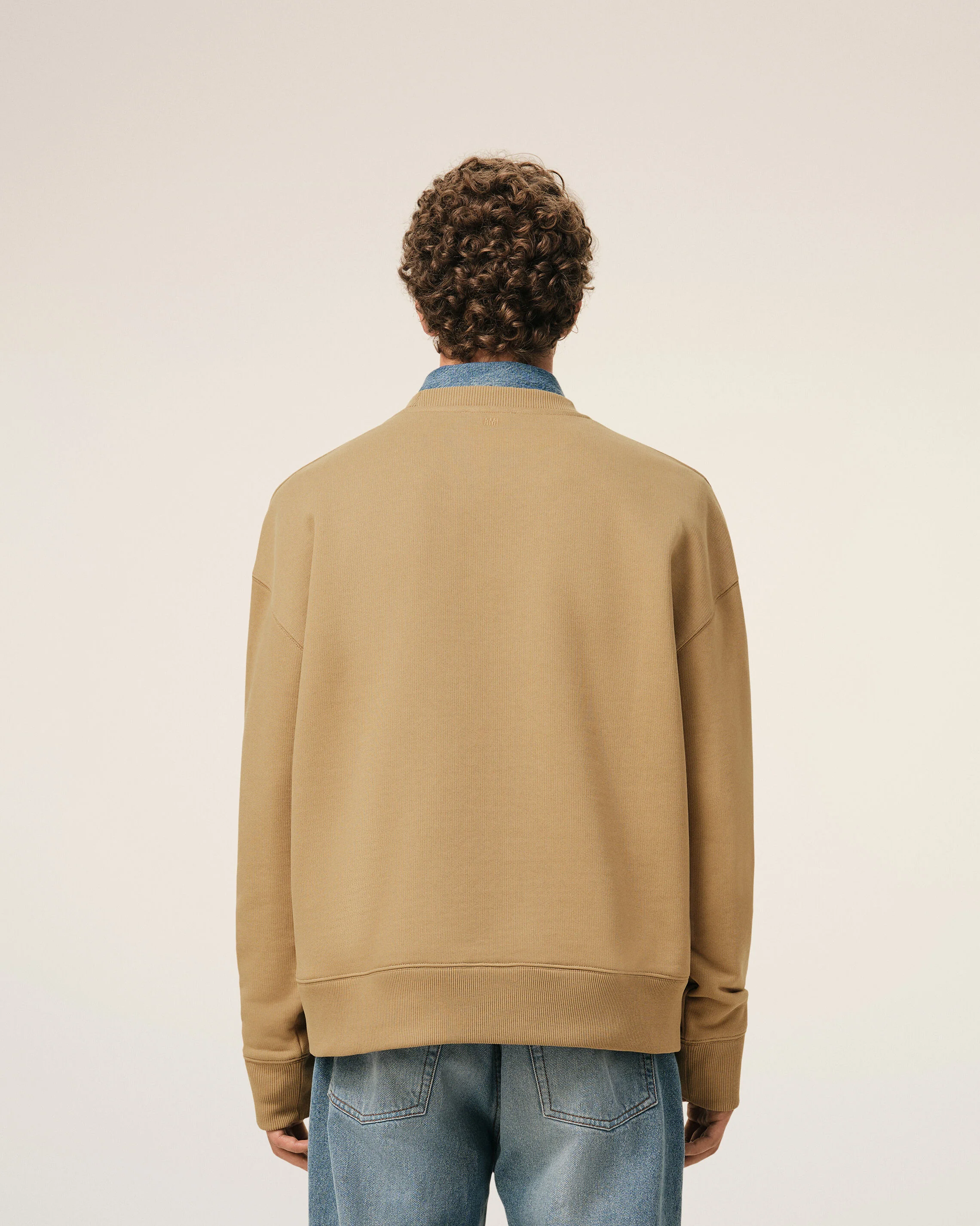 Sweatshirt Beige Ami De Coeur en Coton - Image 5