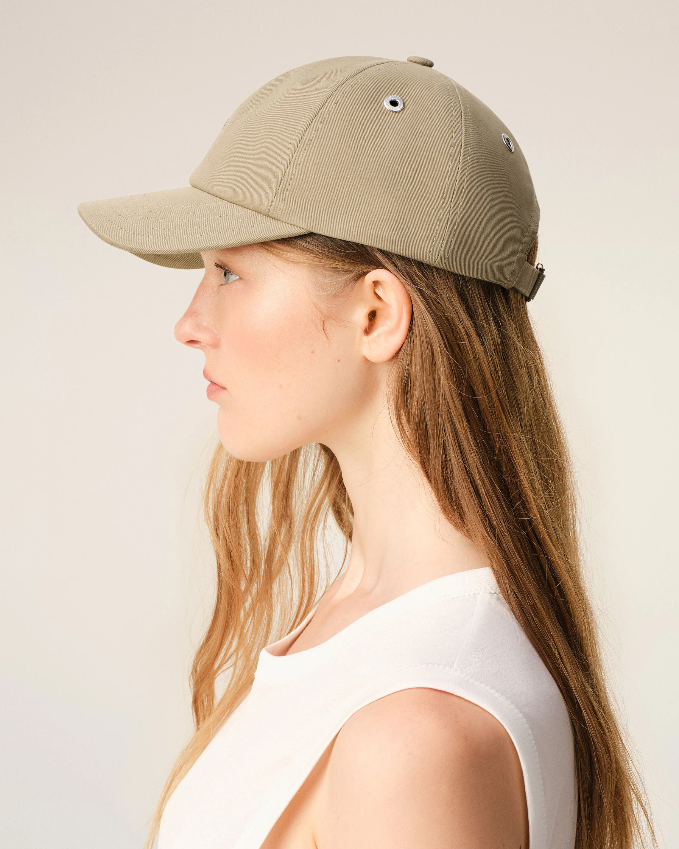 Casquette Beige Ami De Coeur en Coton - Image 11