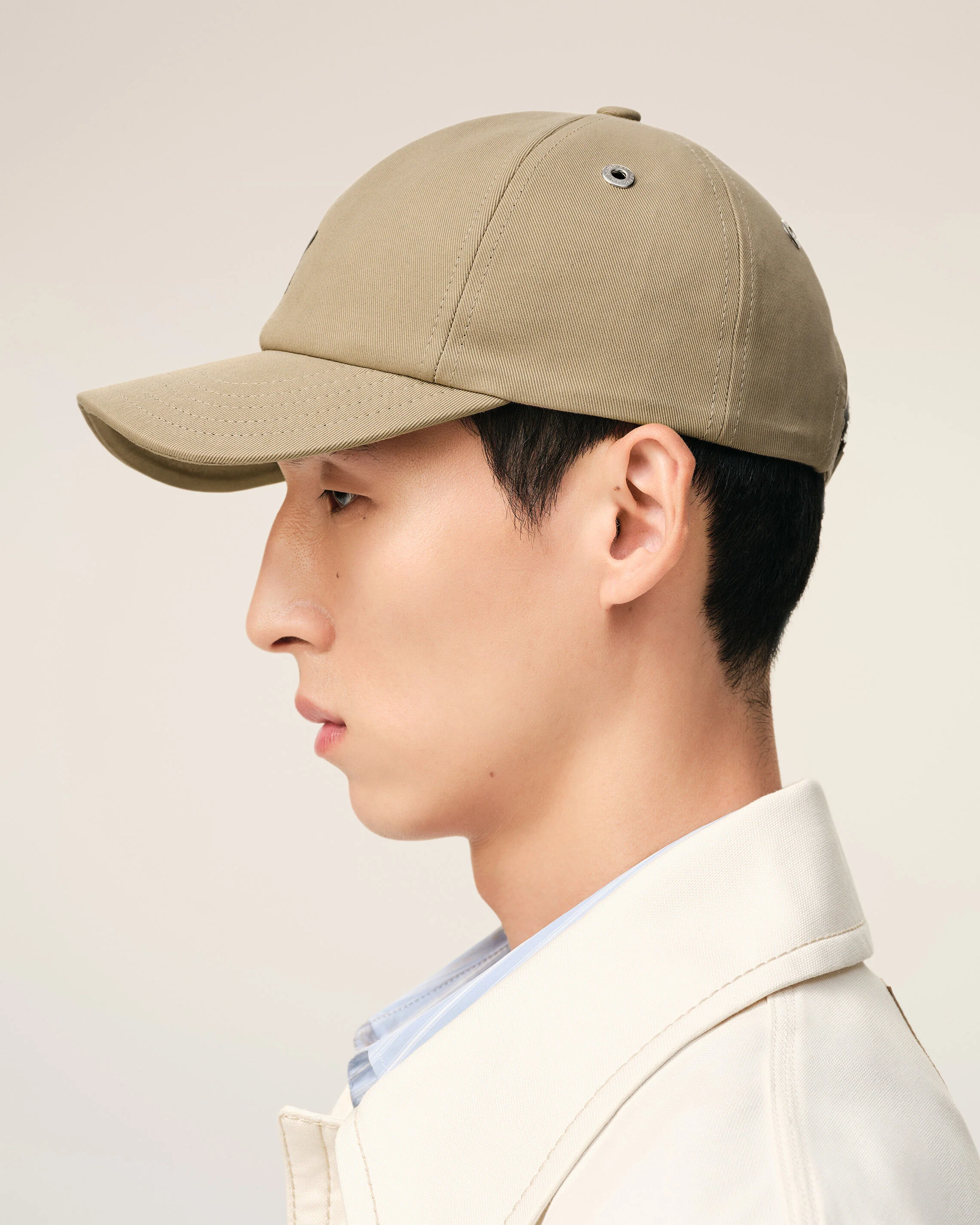 Casquette Beige Ami De Coeur en Coton - Image 5