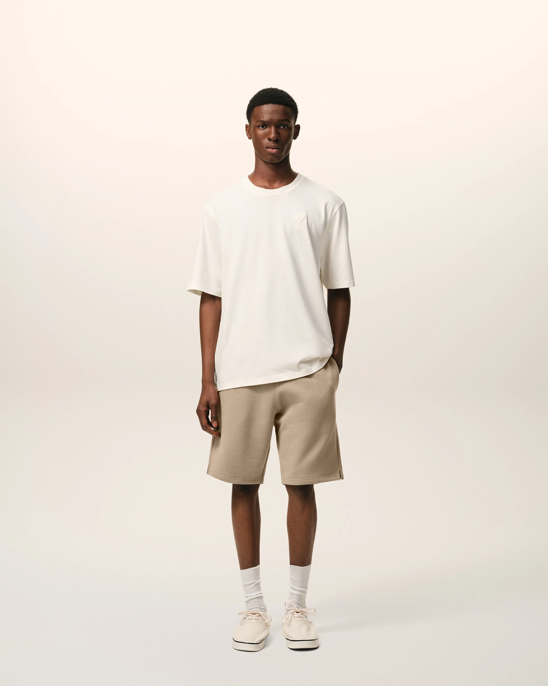 Short Ami De Coeur Beige en Coton - Image 2
