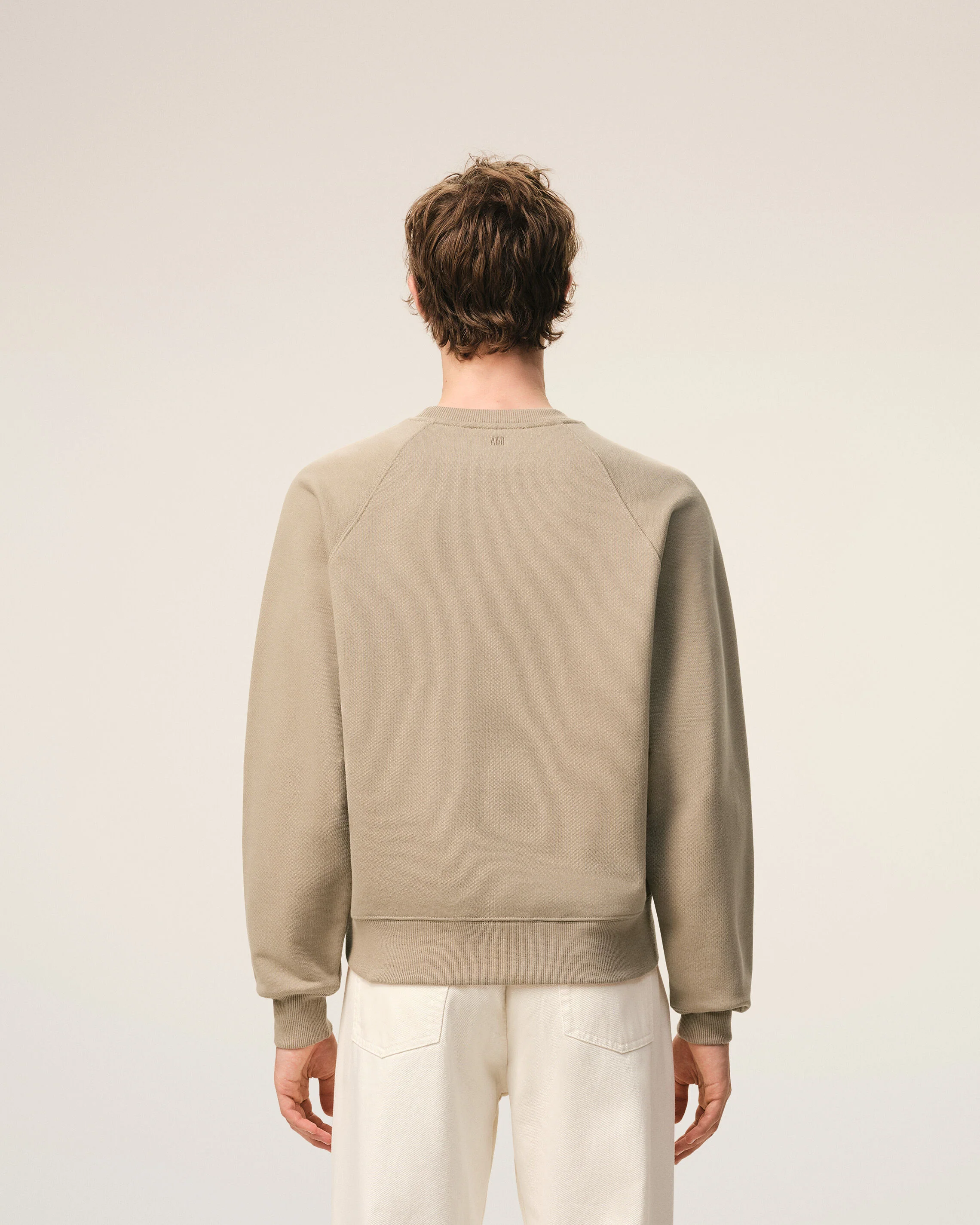 Sweatshirt Beige Ami De Coeur Embossé en Coton - Image 5