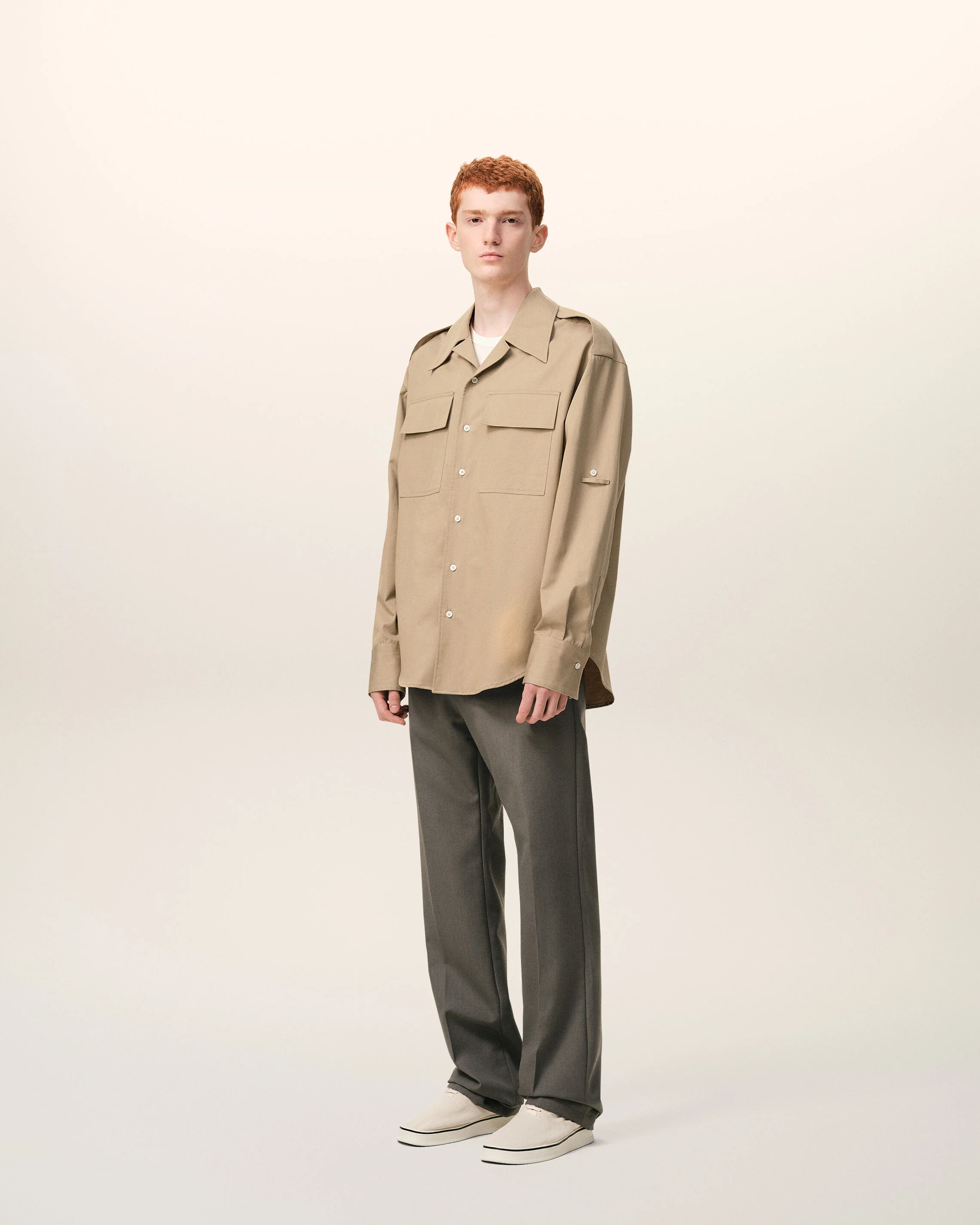 Chemise Saharienne Beige en Coton - Image 6