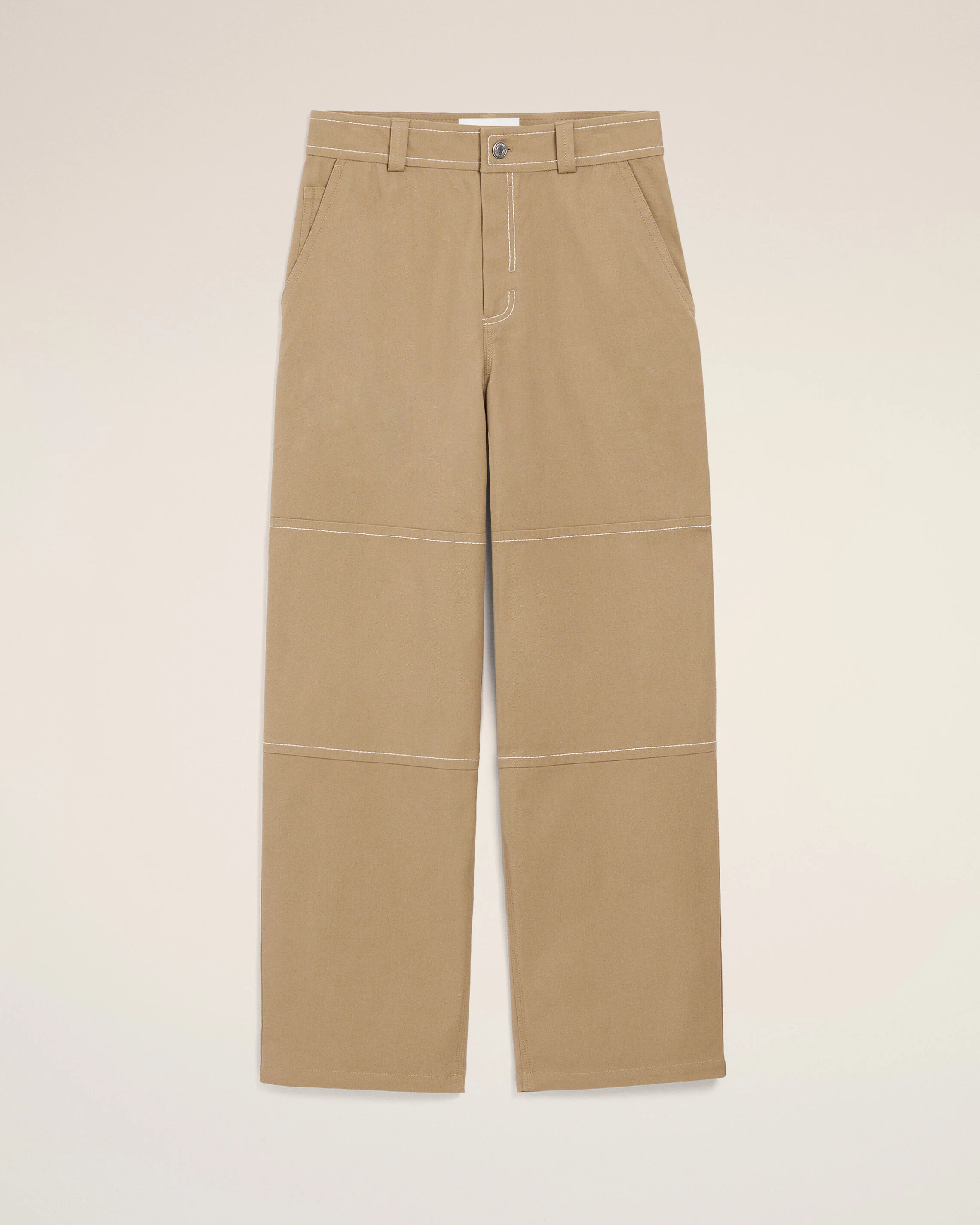 Pantalon Worker Beige en Coton