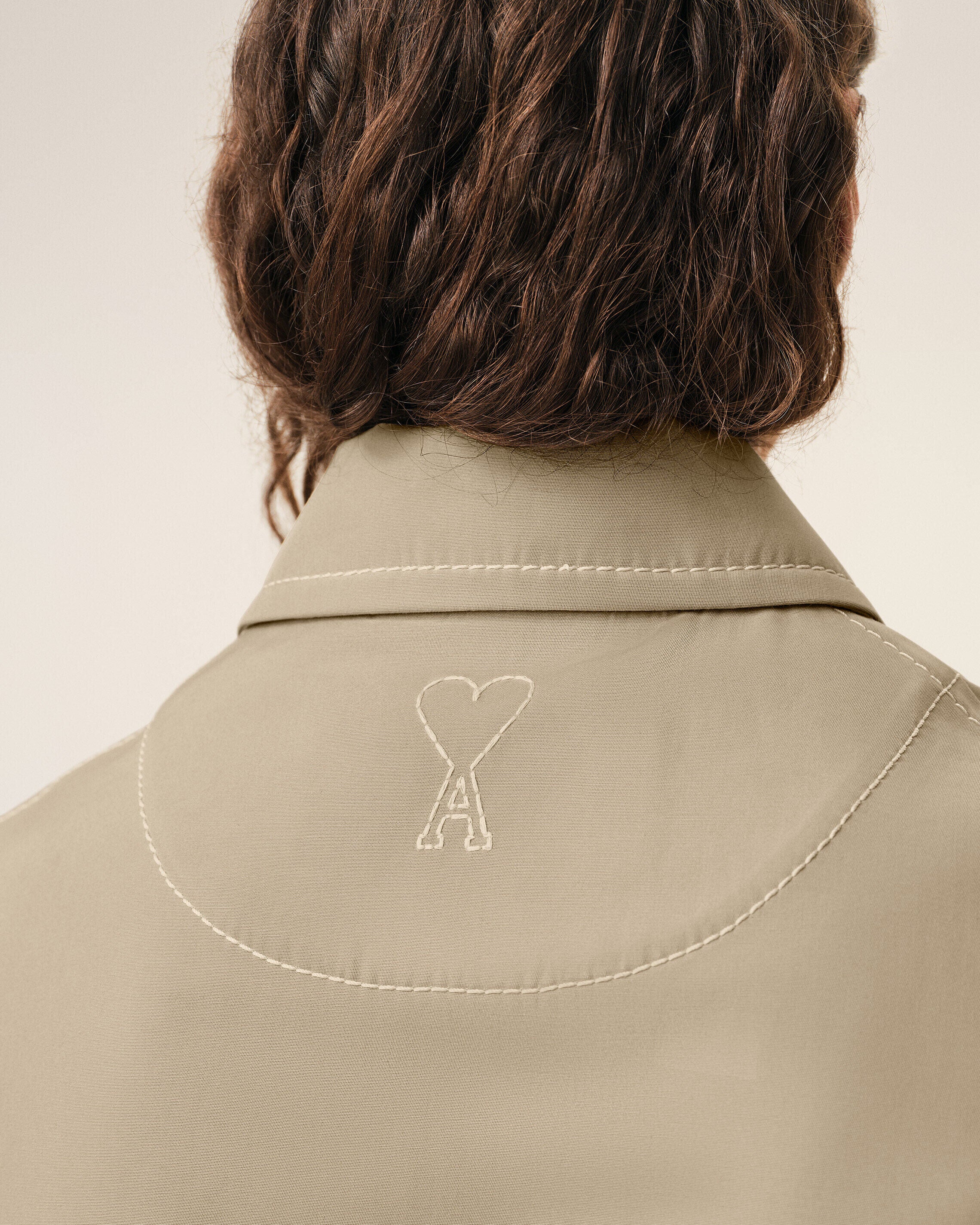 Veste Beige Zippée en Coton - Image 4