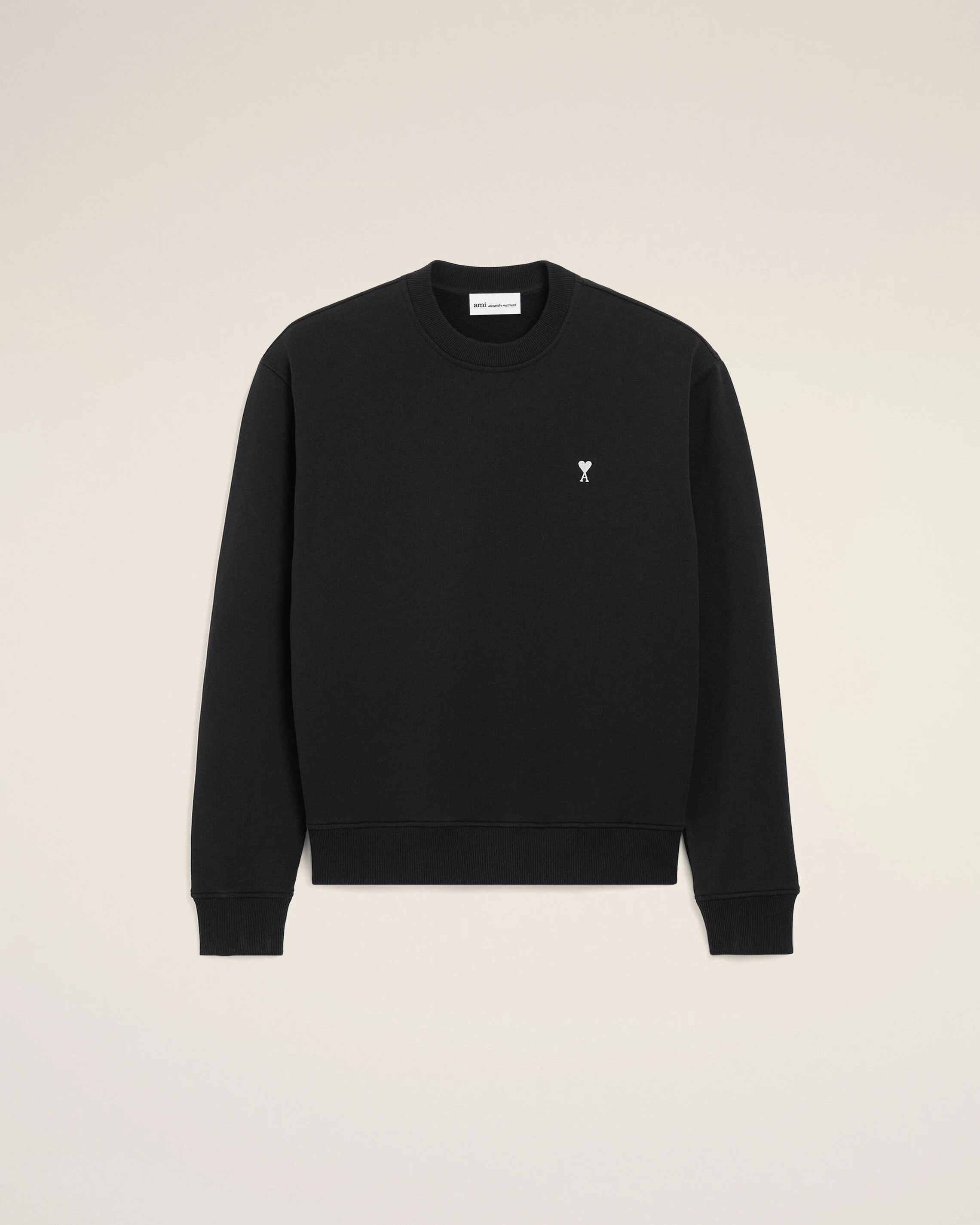 Sweatshirt Noir Ami De Coeur en Coton