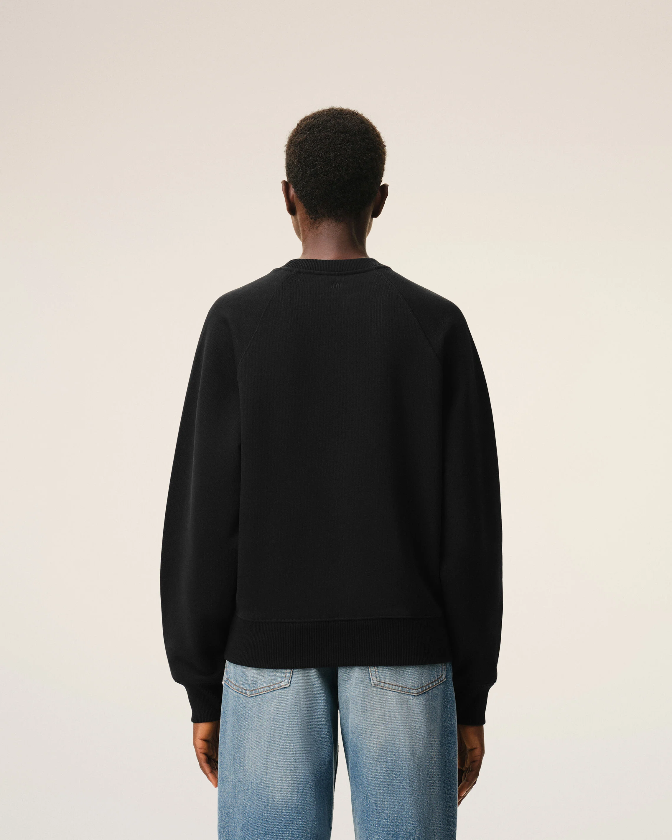 Sweatshirt Noir en coton Ami De Coeur Embossé - Image 11