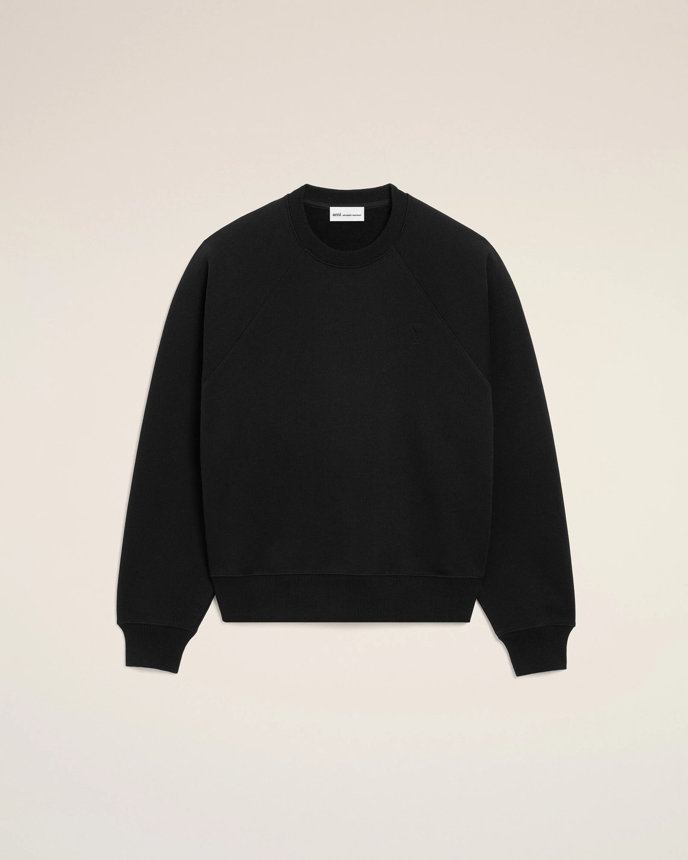 Sweatshirt Noir en coton Ami De Coeur Embossé - Image 7