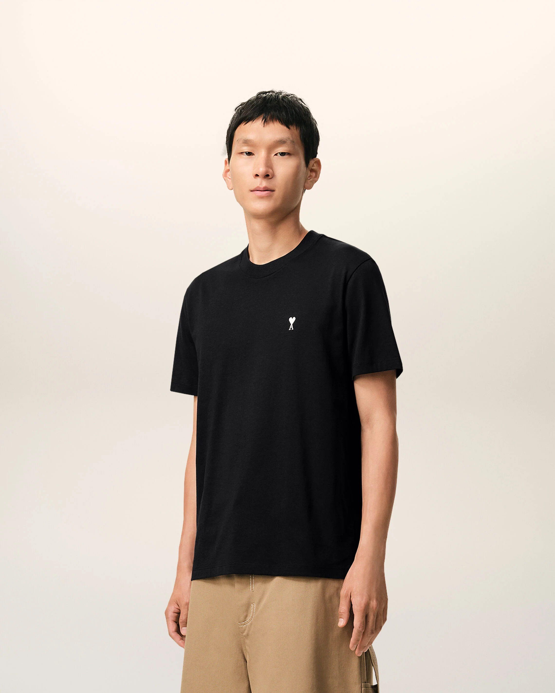 T-shirt Noir Ami De Coeur en Coton - Image 6