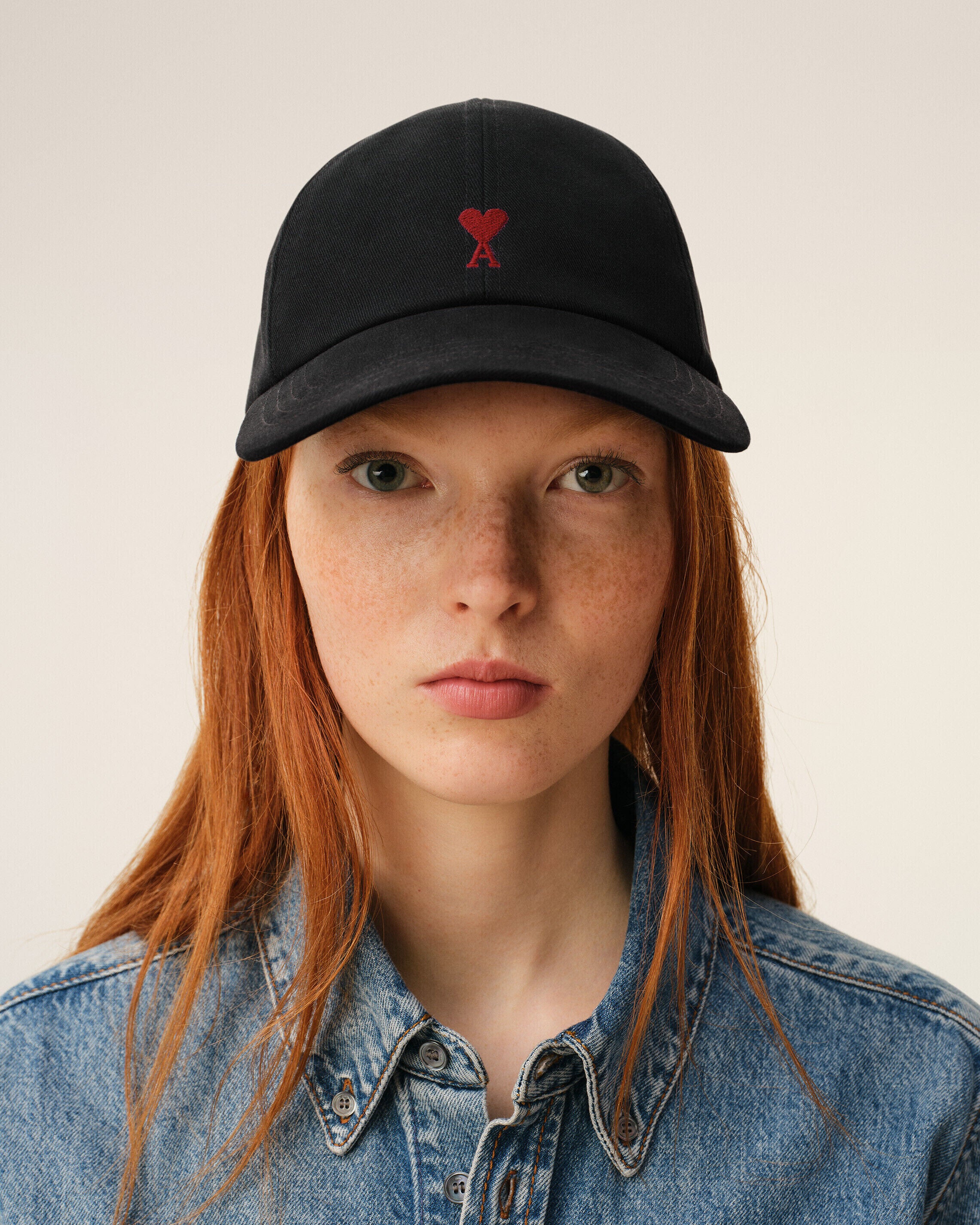 Casquette Noire en coton Ami de Coeur - Image 4