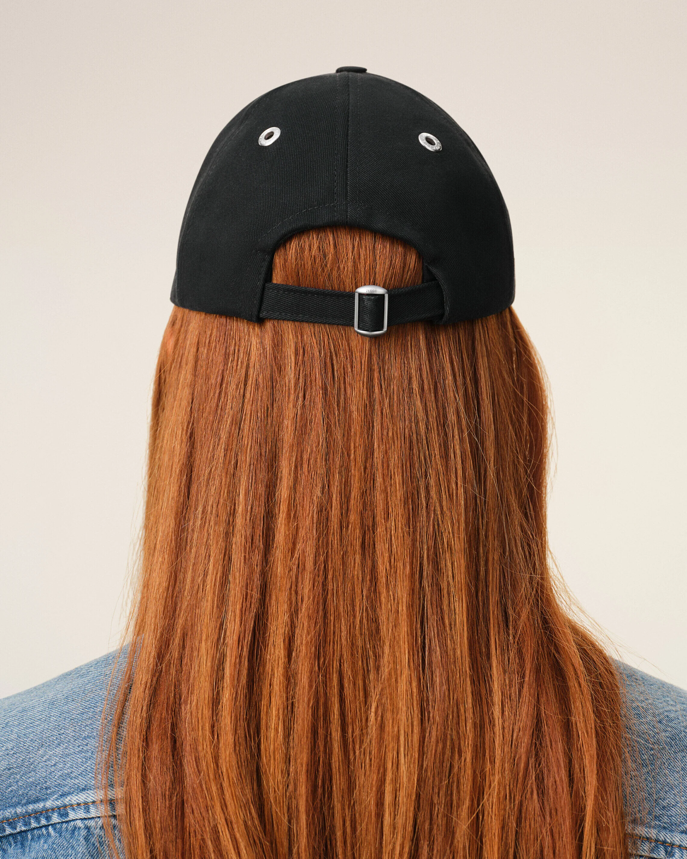 Casquette Noire en coton Ami de Coeur - Image 6