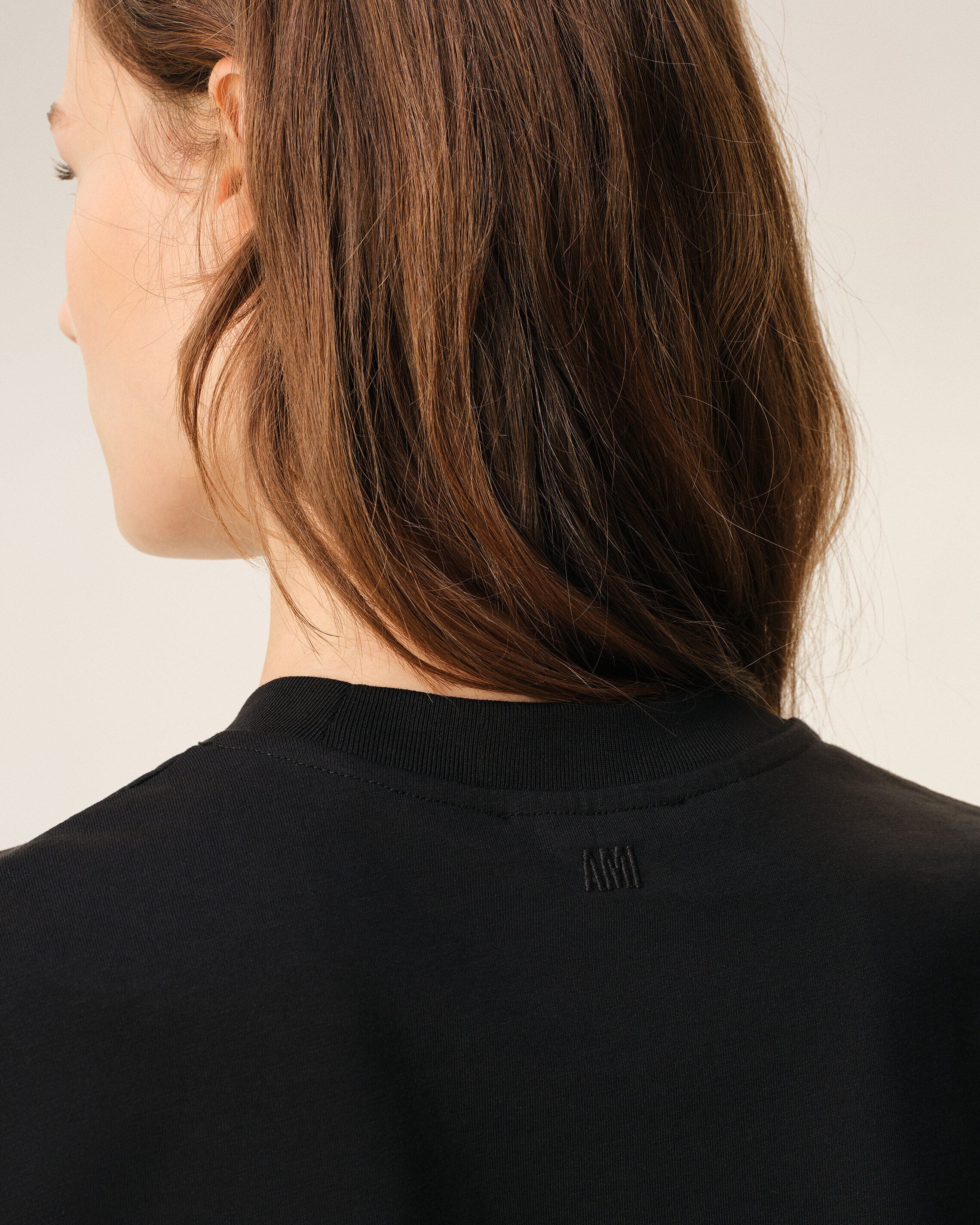 T-shirt noir en coton Ami de Coeur - Image 10