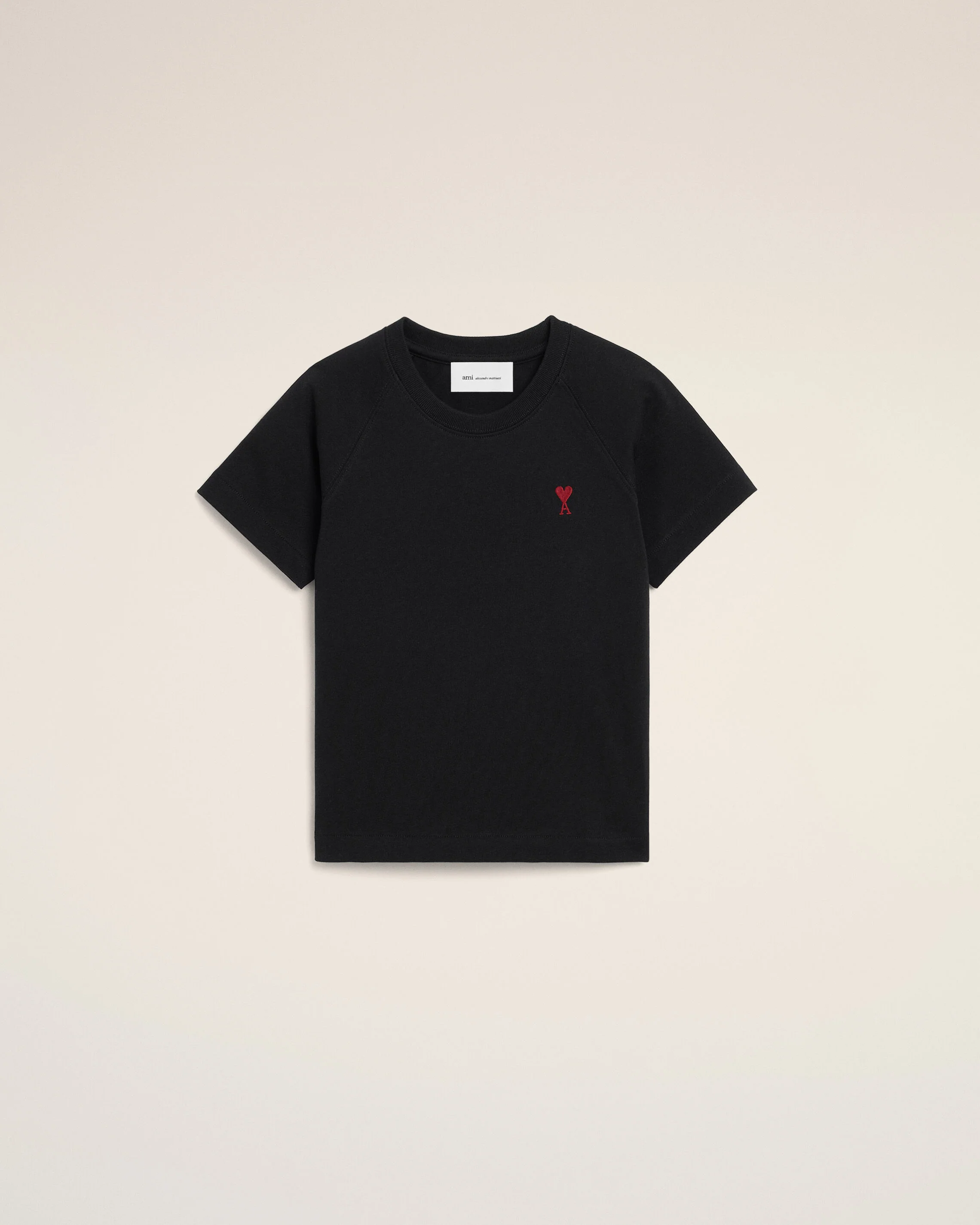 T-shirt noir en coton Ami de Coeur - Image 5
