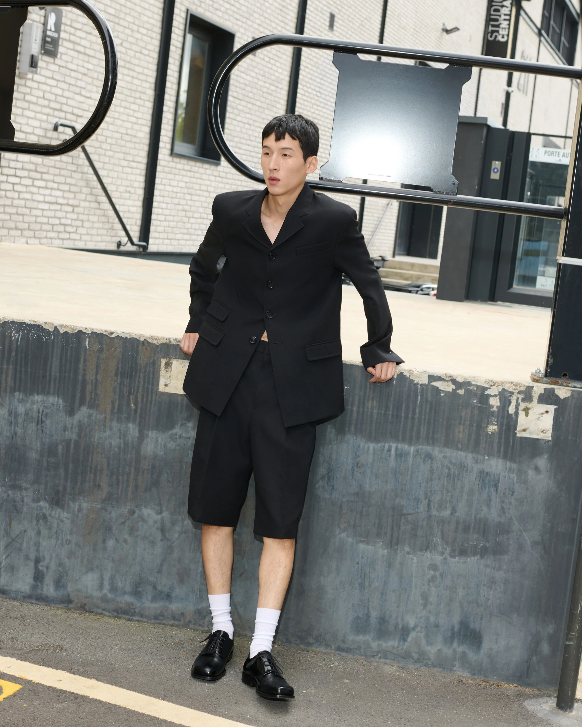 Souliers Derby Noirs en Cuir De Veau - Image 7