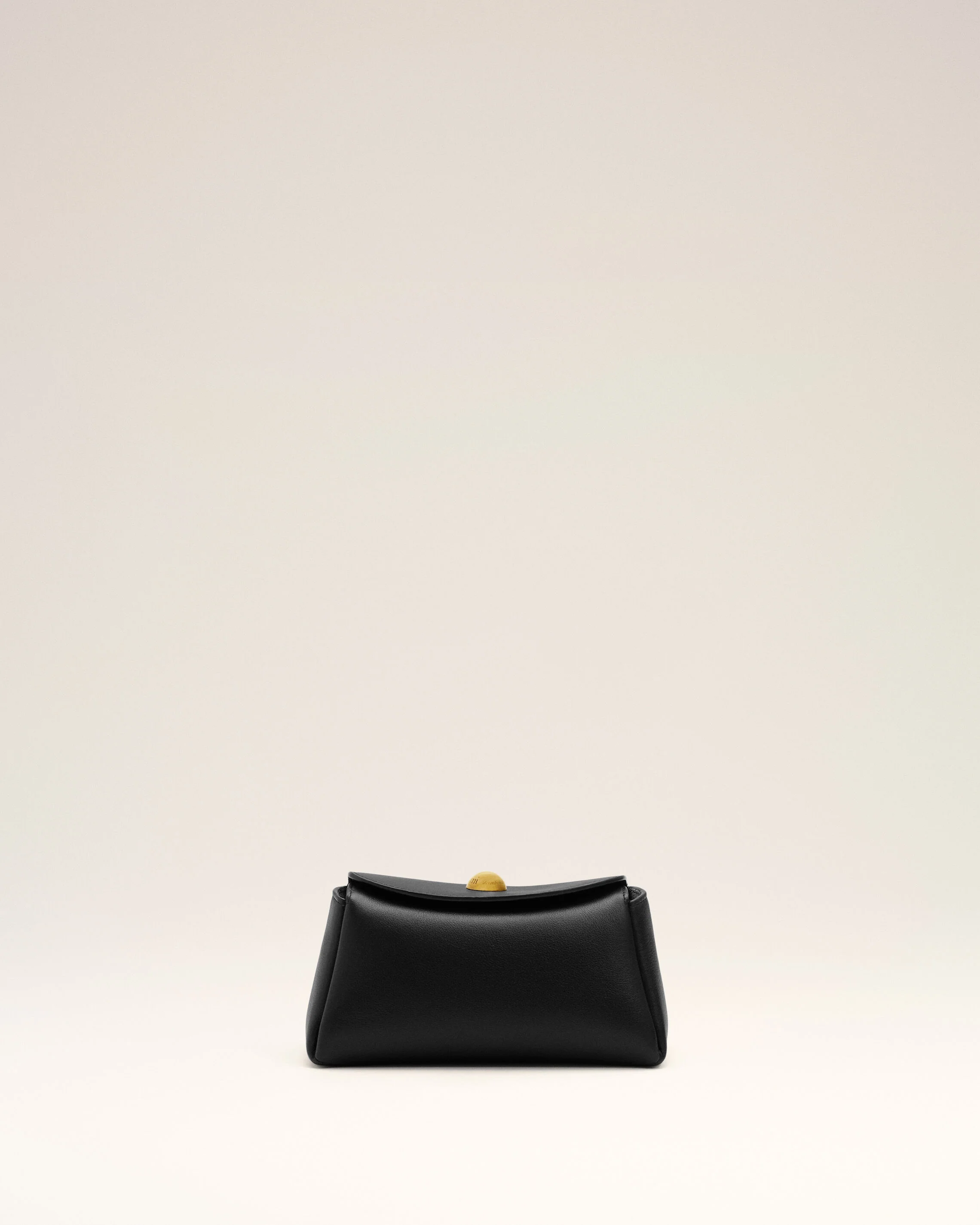 Mini Sac Carrousel Noir en Cuir De Veau - Image 12