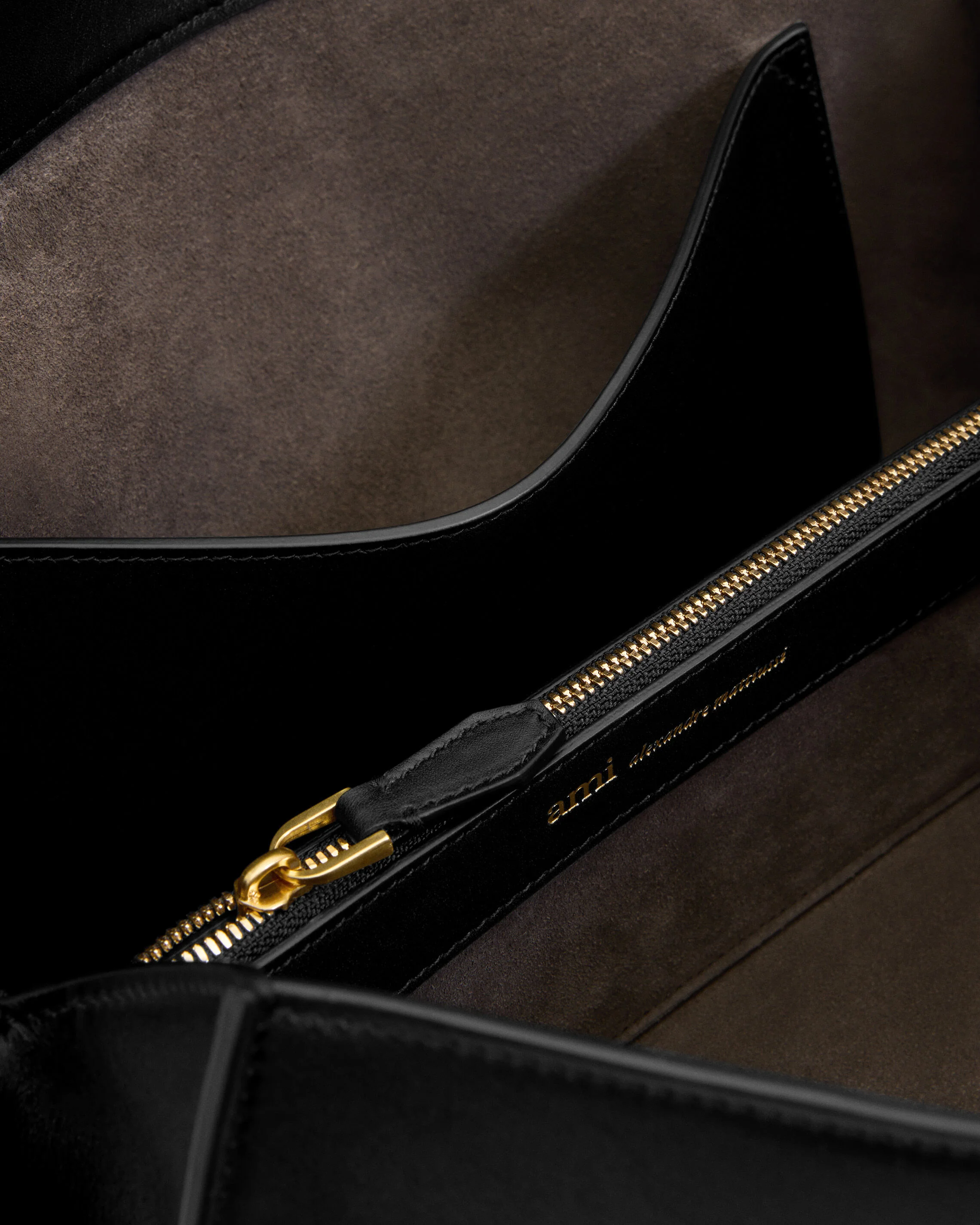Petit Sac Mimi Noir en Cuir De Veau - Image 6