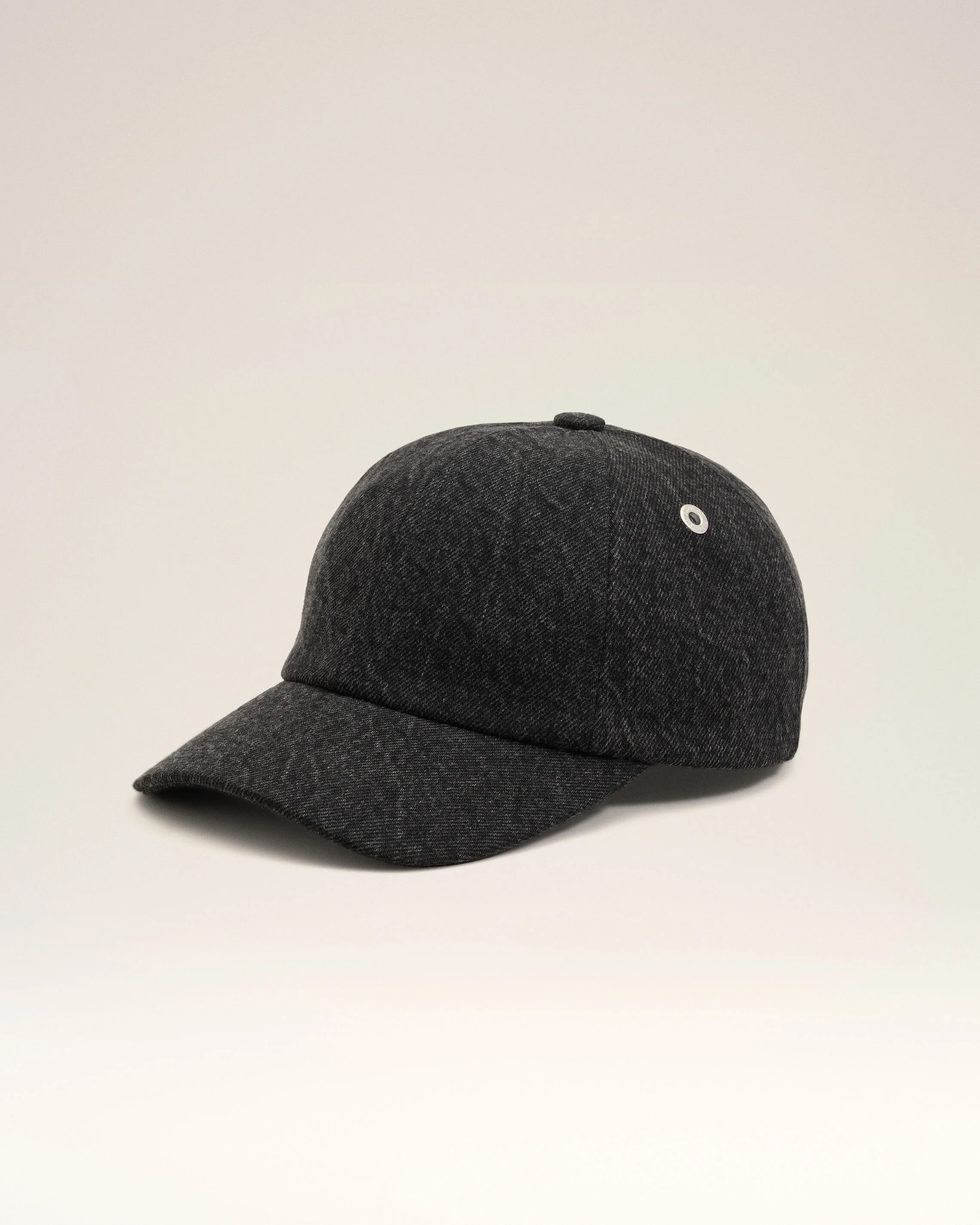 Casquette Noire Empiècement Côté Ami Paris en Denim - Image 7