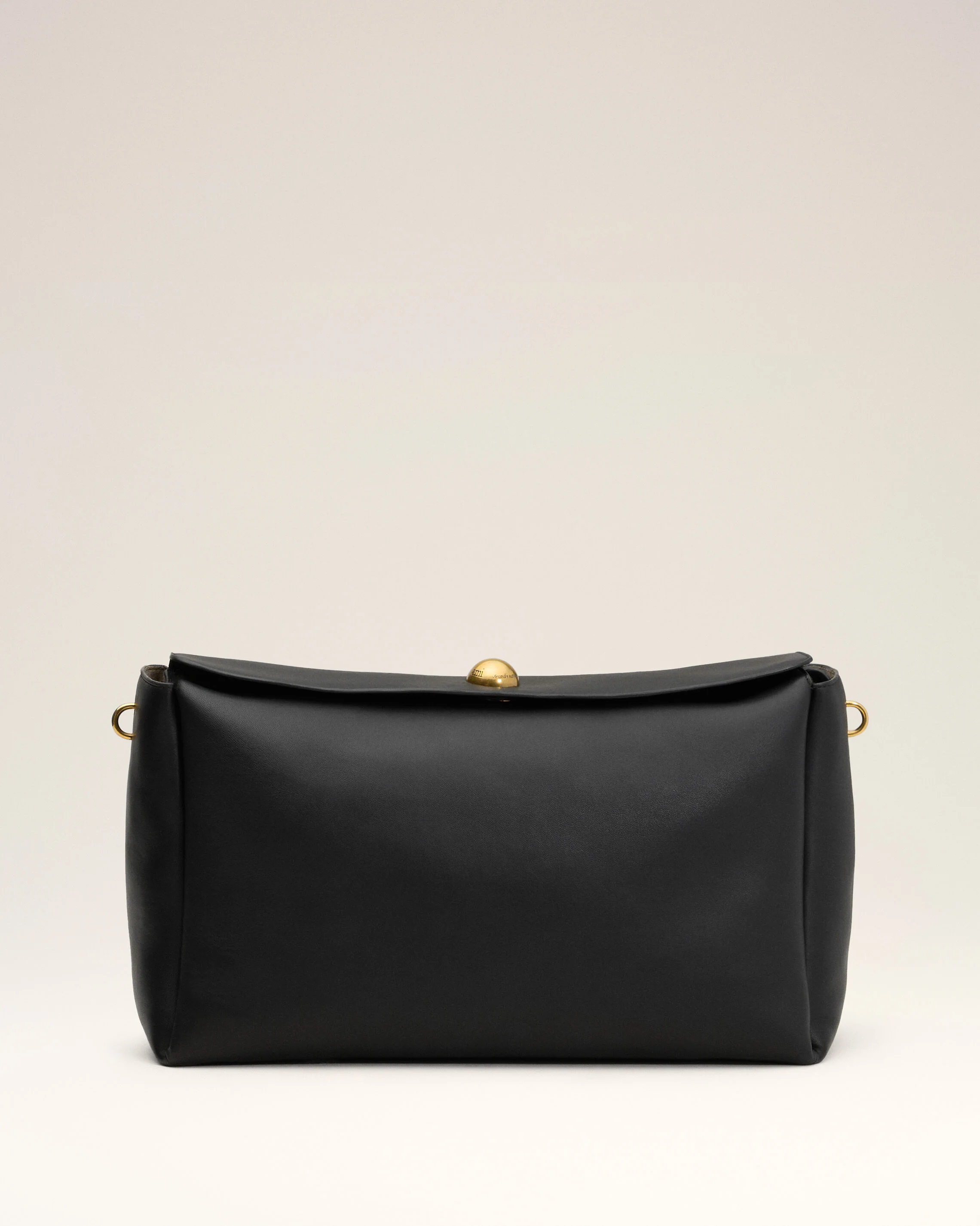 Grand Sac Noir Carrousel En Cuir - Image 10