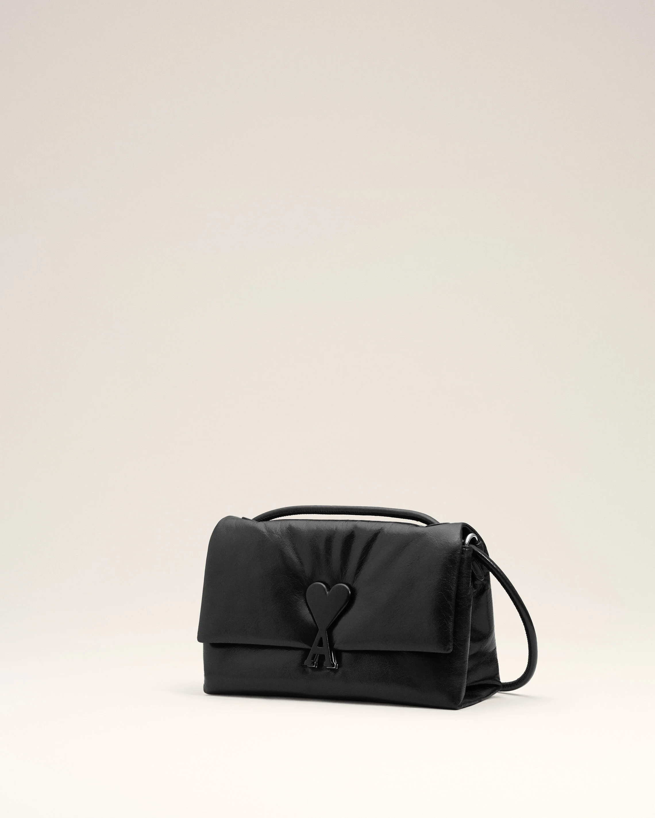 Sac Voulez-Vous Noir en Cuir De Vachette - Image 3