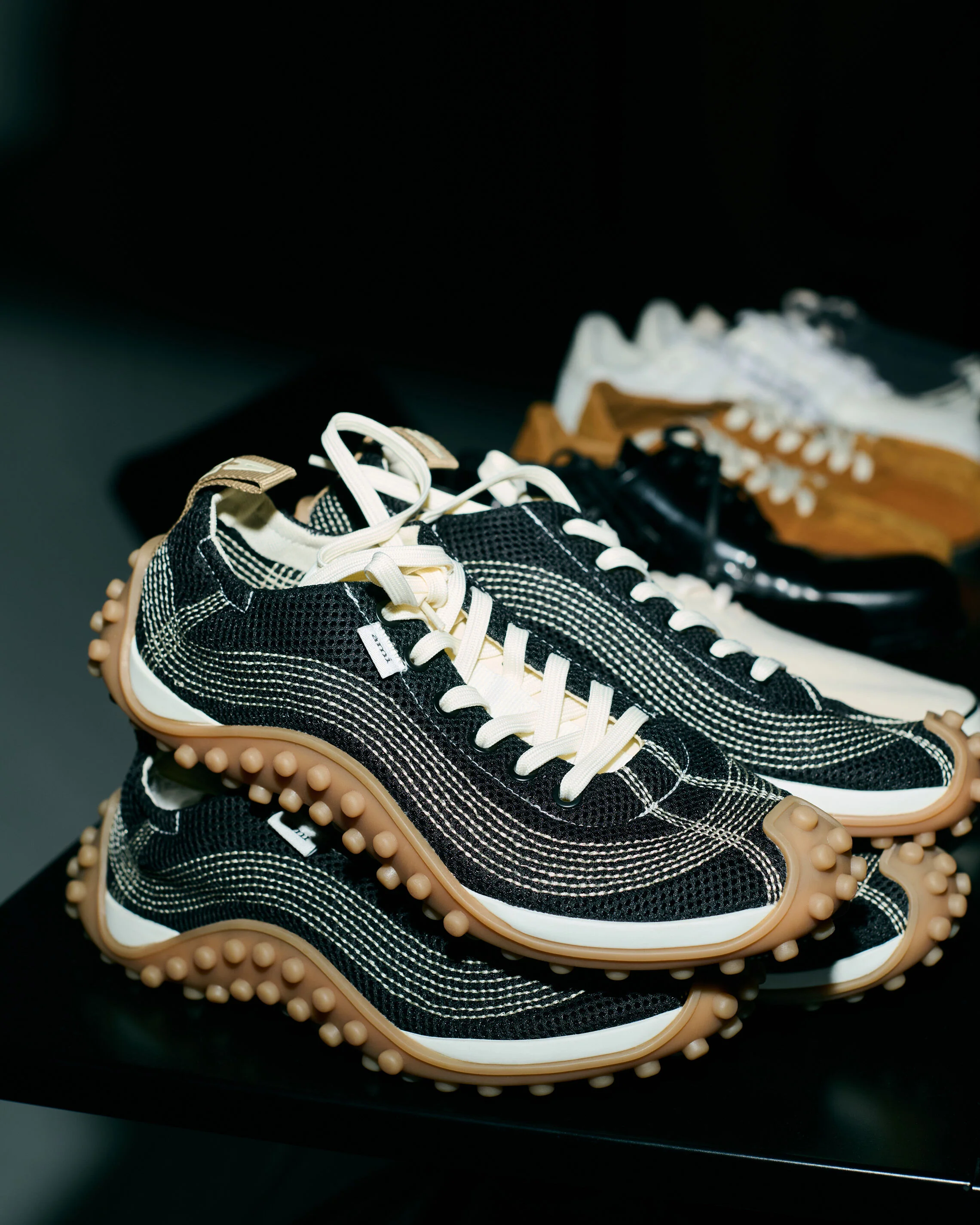 Sneakers Mirage Noires en Mesh - Image 6