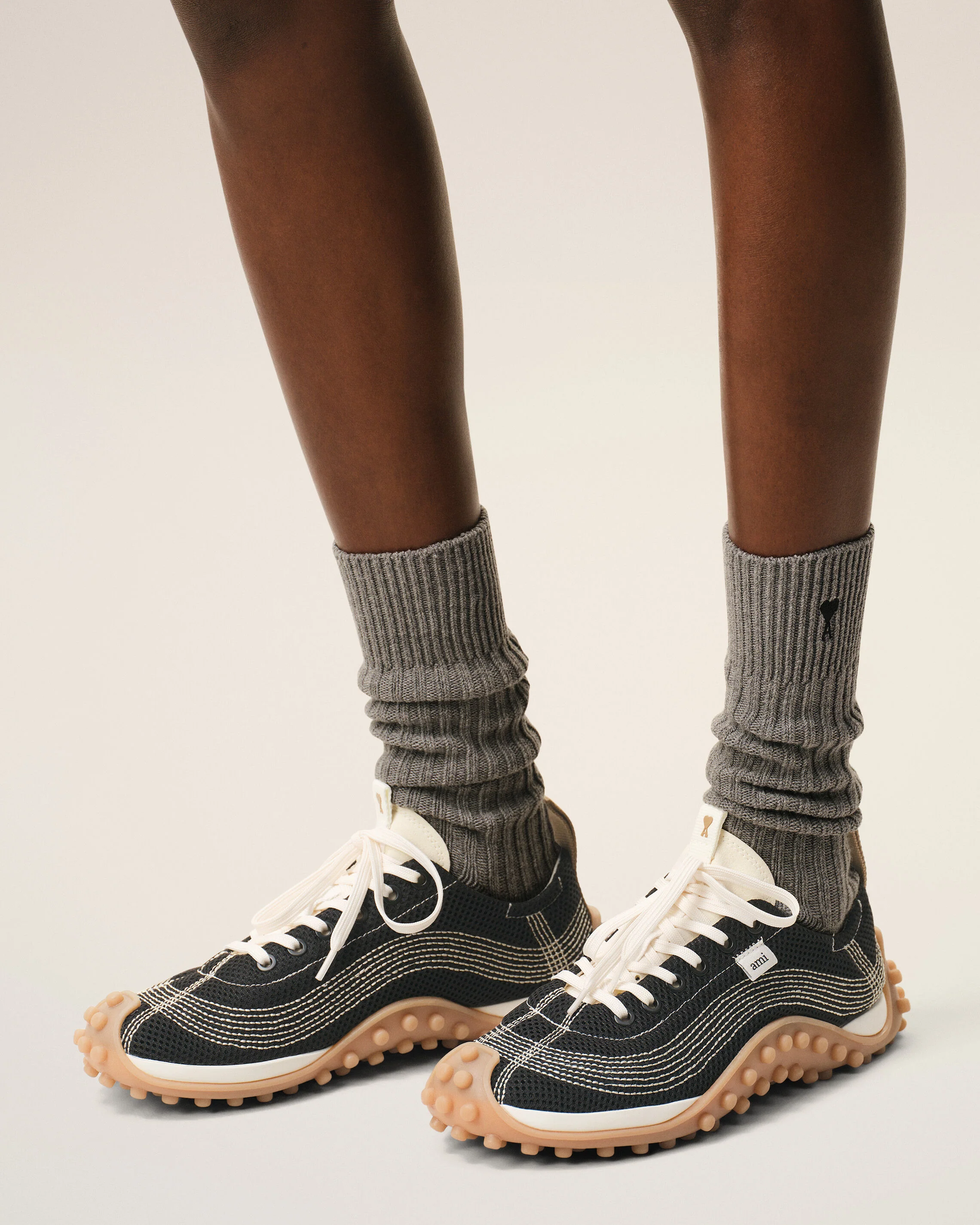 Sneakers Mirage Noires en Mesh - Image 8