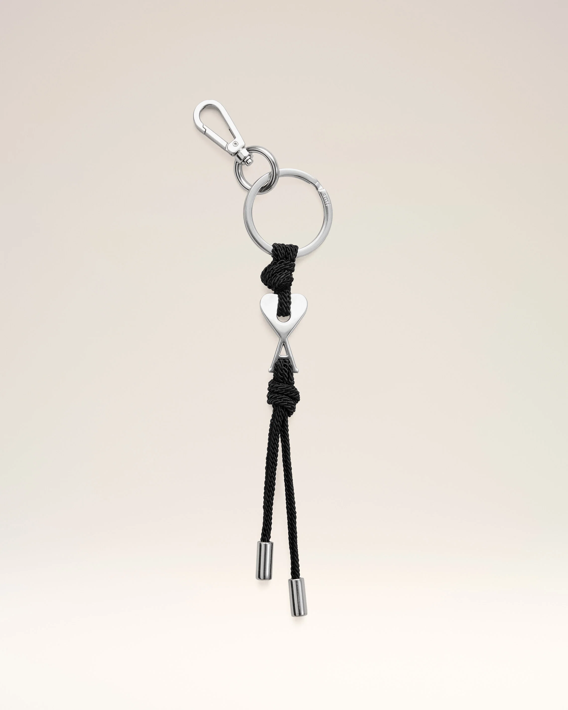 Porte-Clés Charm Noir Ami De Coeur en Métal - Image 3