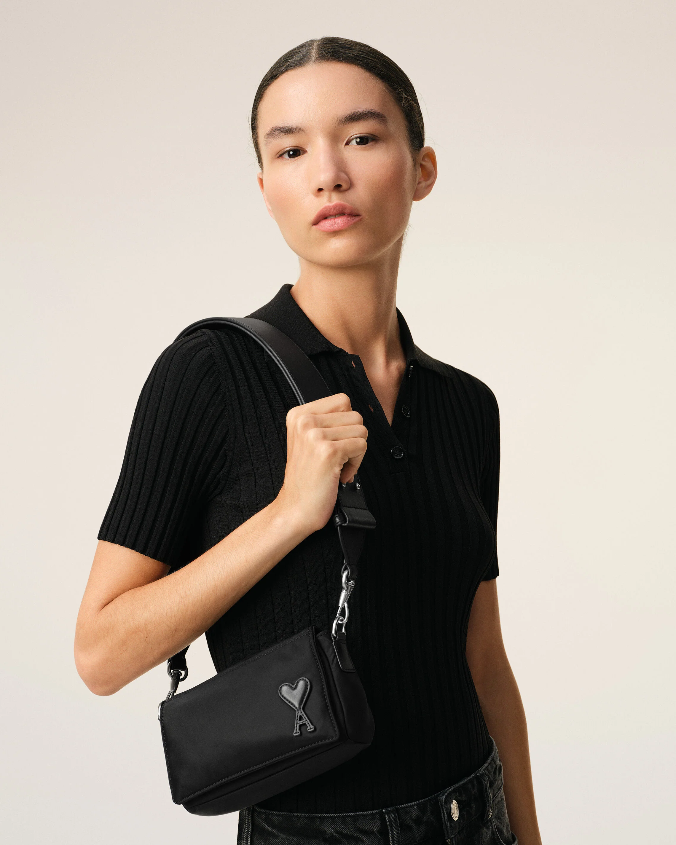 Sac lunch box Marcel noir en nylon - Image 8