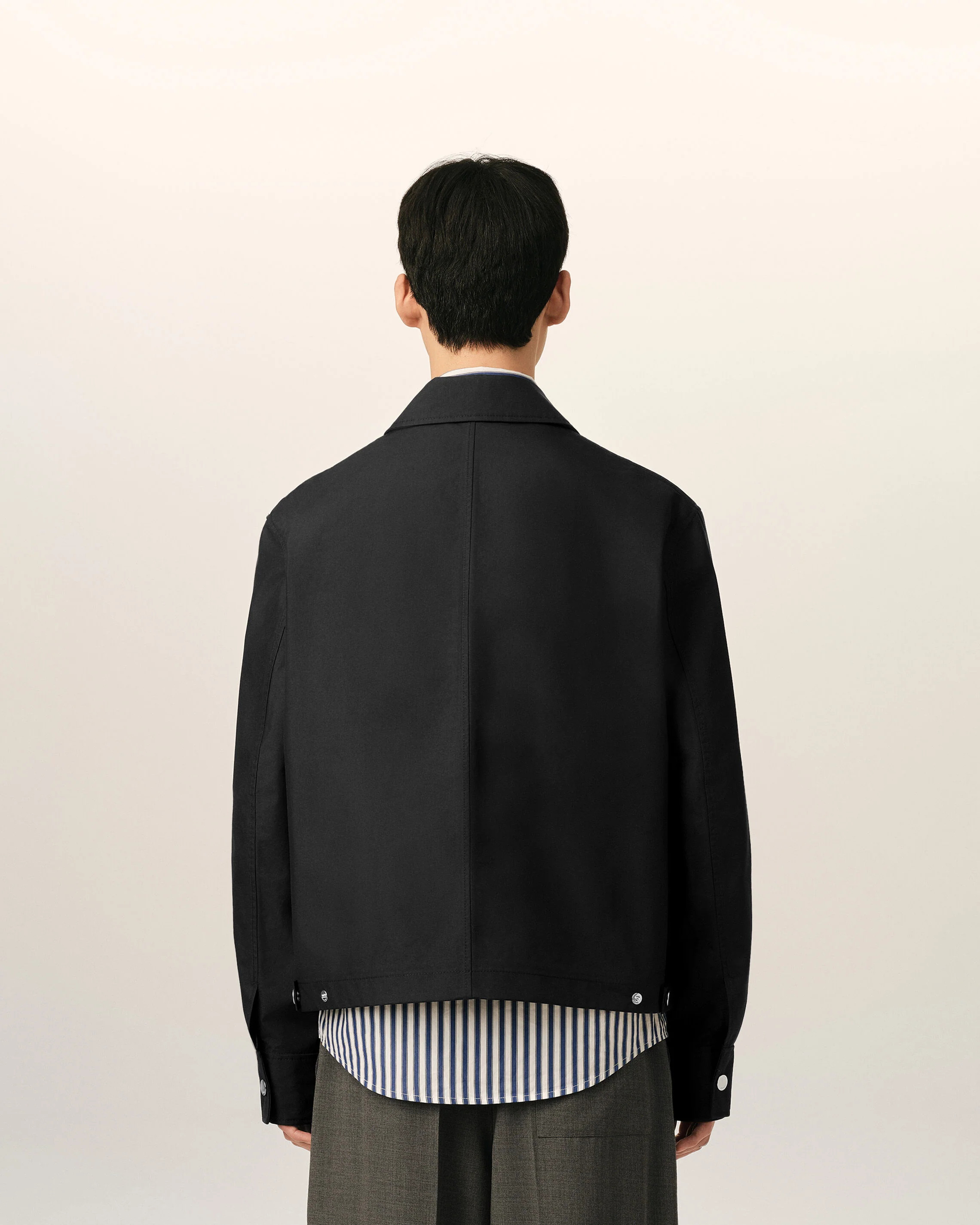 Blouson noir en nylon Ami de Coeur - Image 5