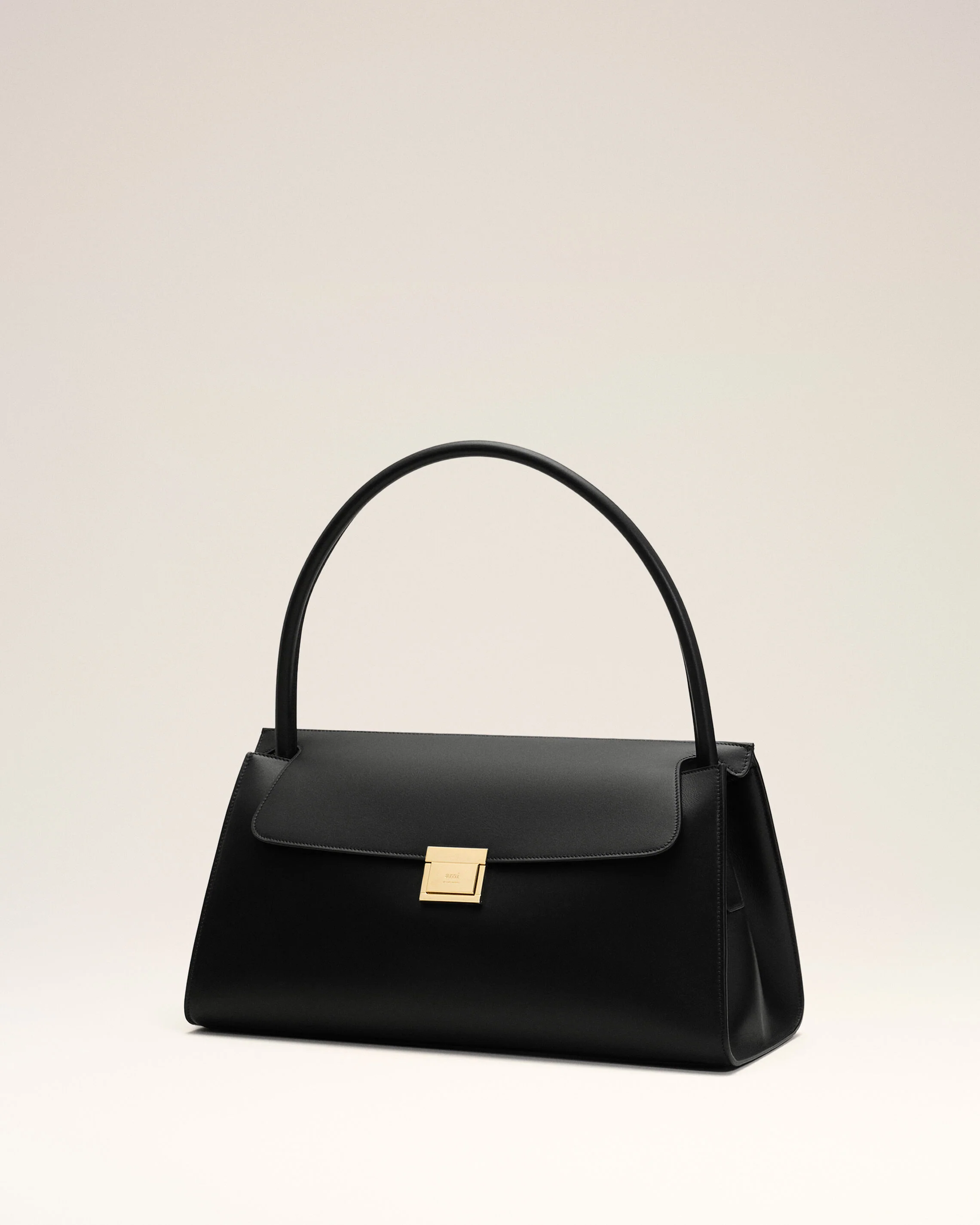 Sac Mimi Noir en Cuir veau - Image 3