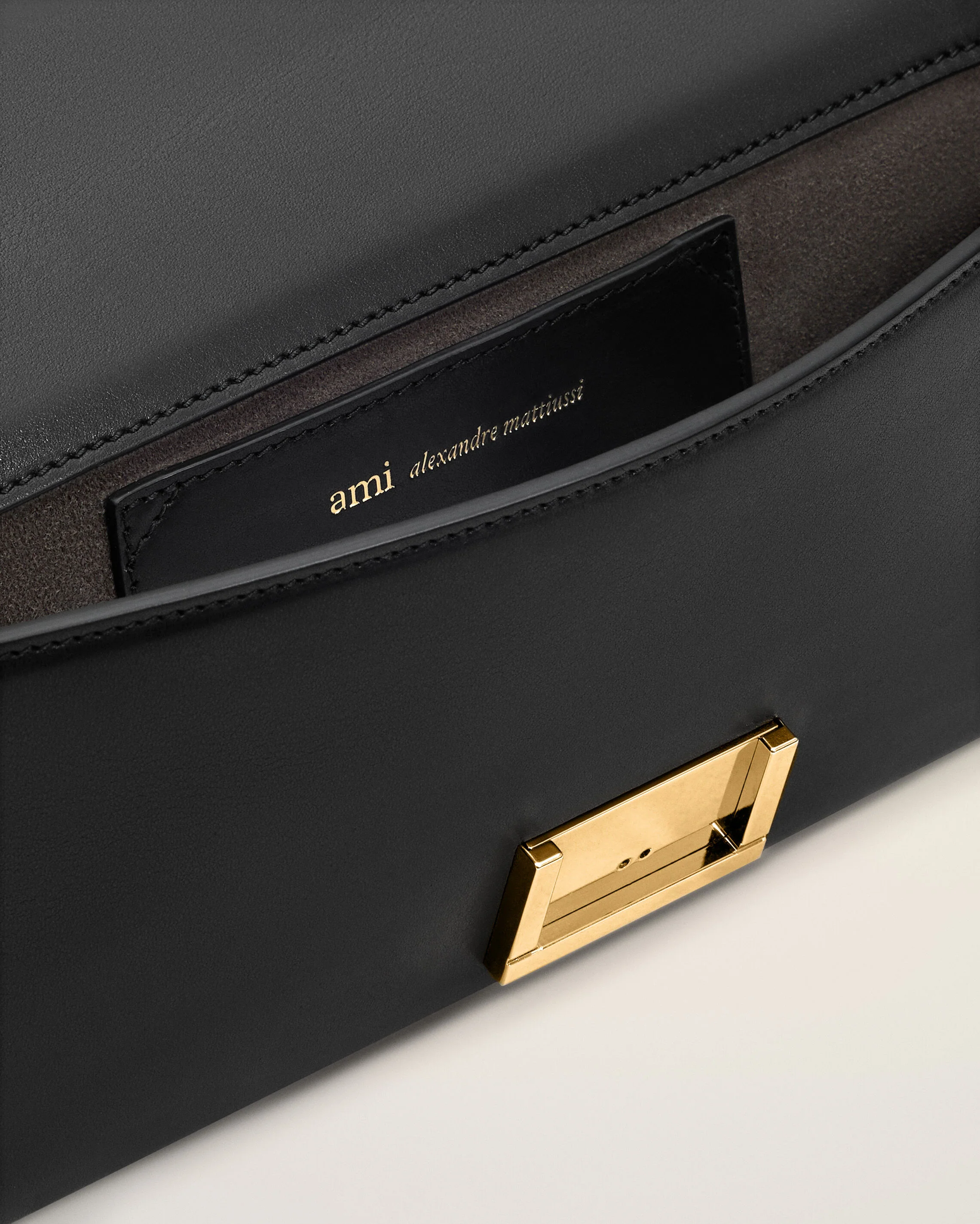 Pochette Mimi Noir en Cuir De Veau - Image 13