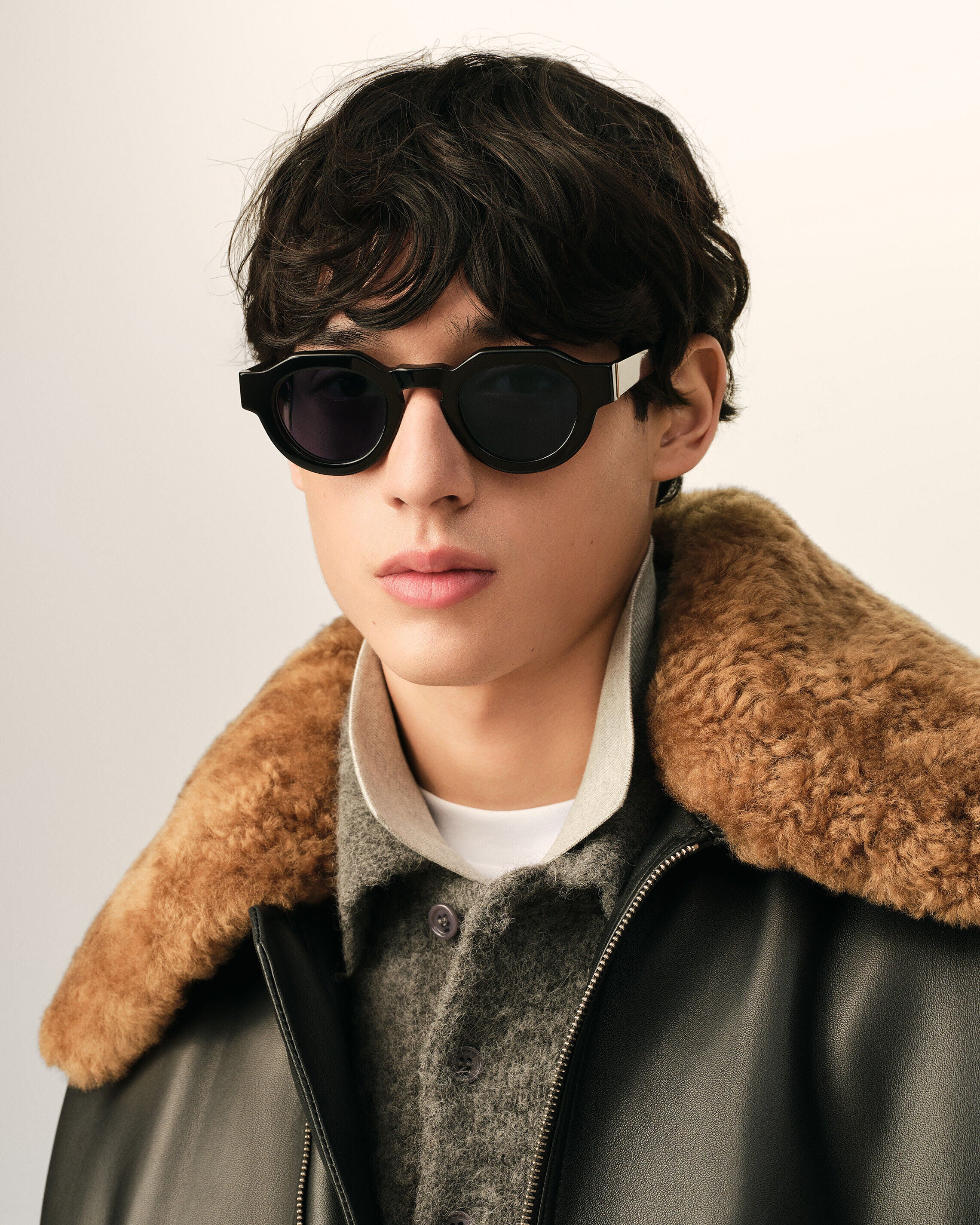 Lunettes de soleil 75018 noires - Image 2
