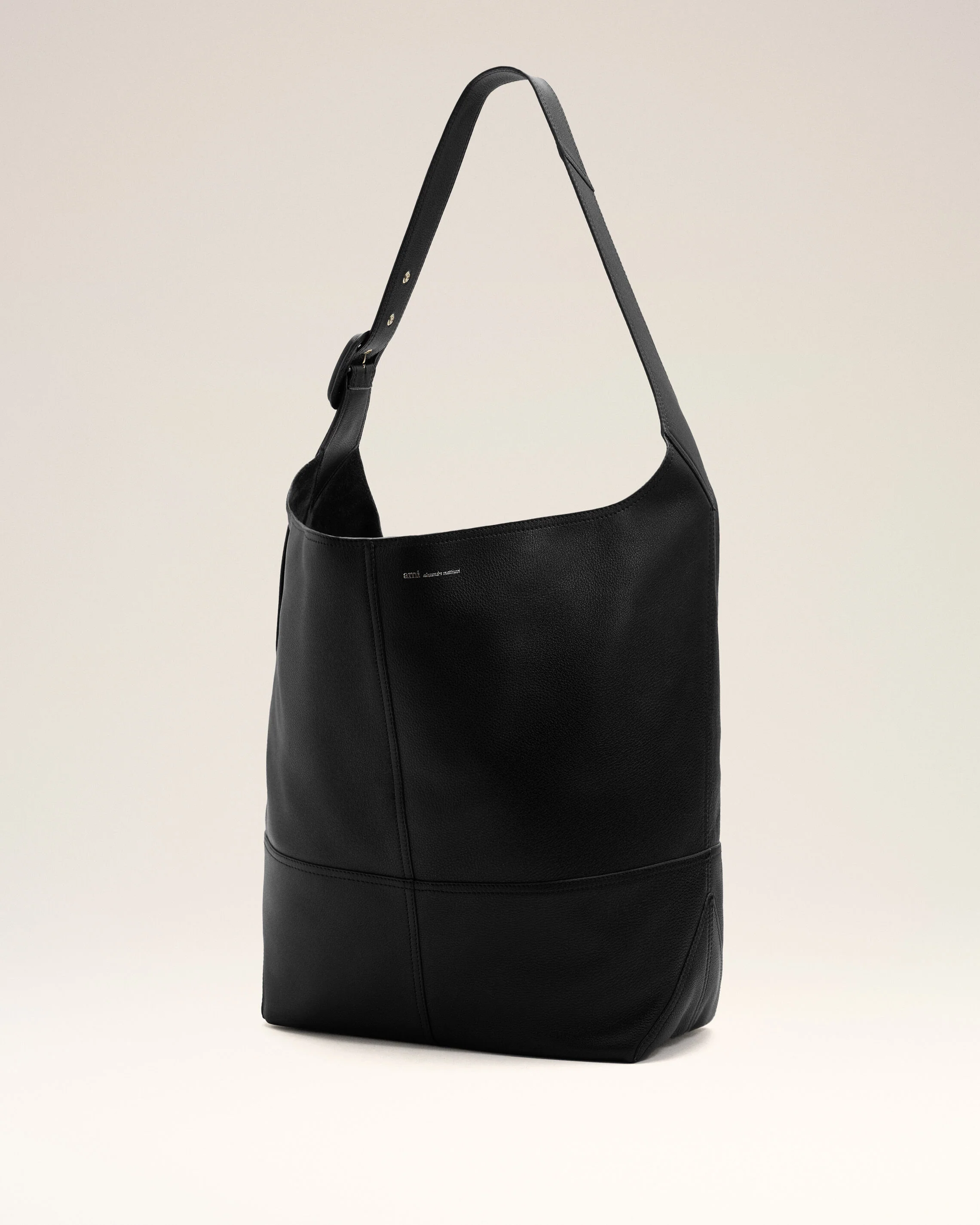 Sac Porte Croisé Etienne Noir en Cuir De Taurillon - Image 10