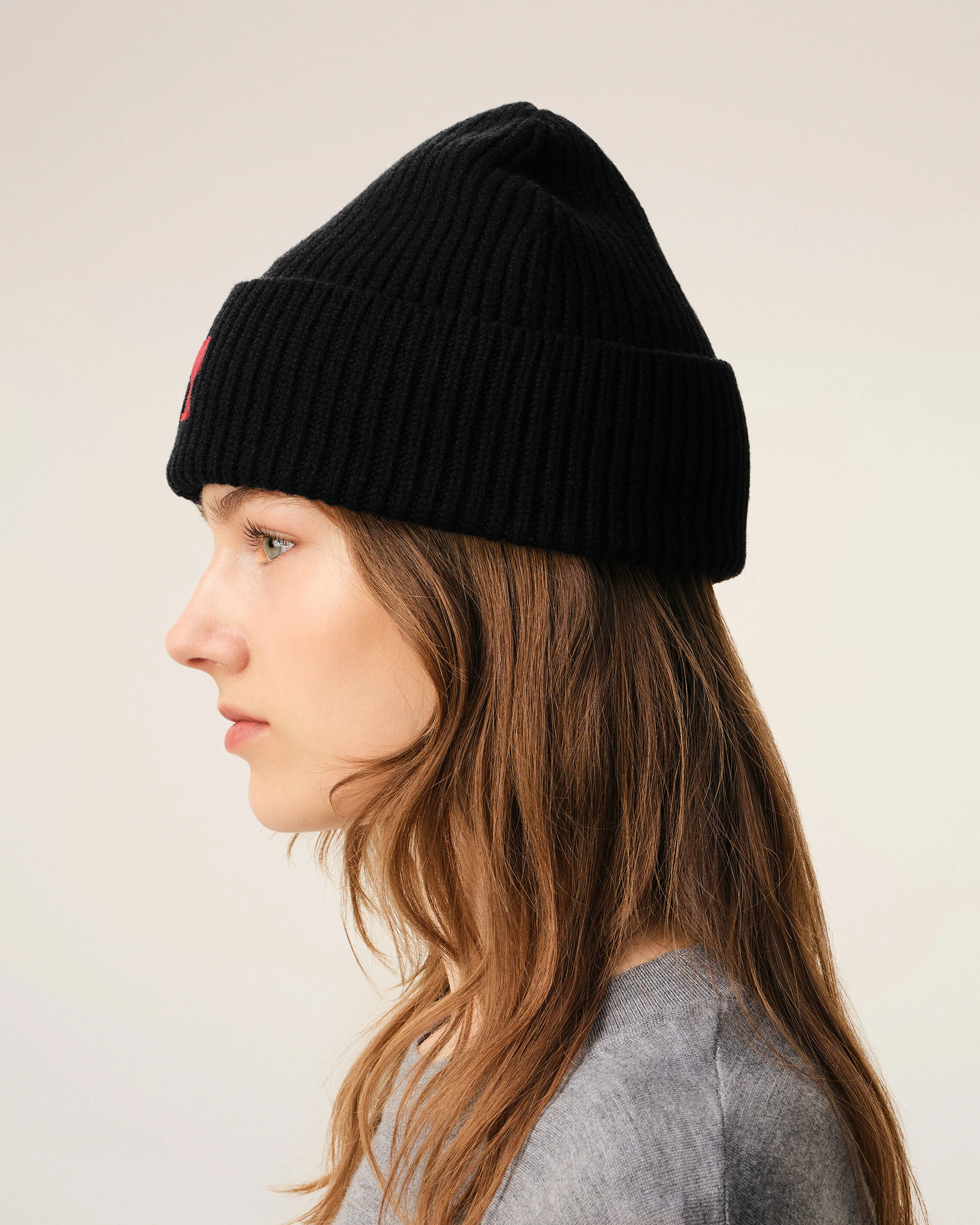 Bonnet Noir en laine Ami De Coeur - Image 11