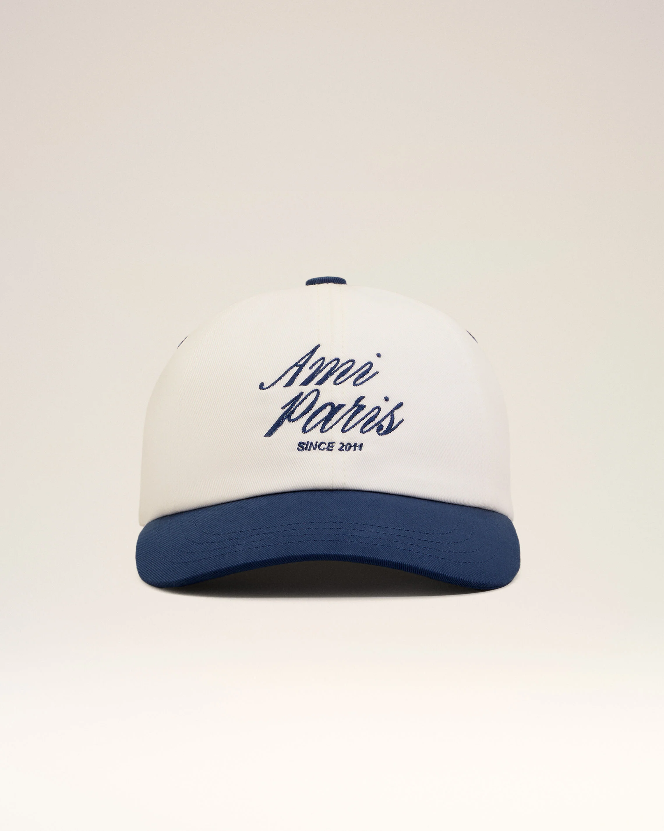 Casquette Bicolore Bleue Et Blanche Ami Paris en Coton - Image 10