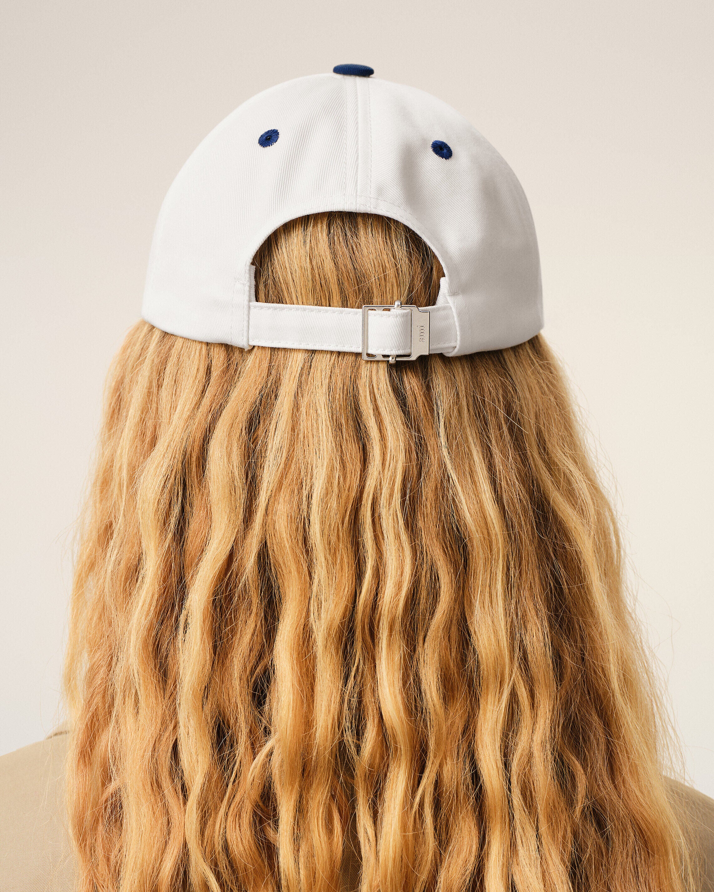 Casquette Bicolore Bleue Et Blanche Ami Paris en Coton - Image 12