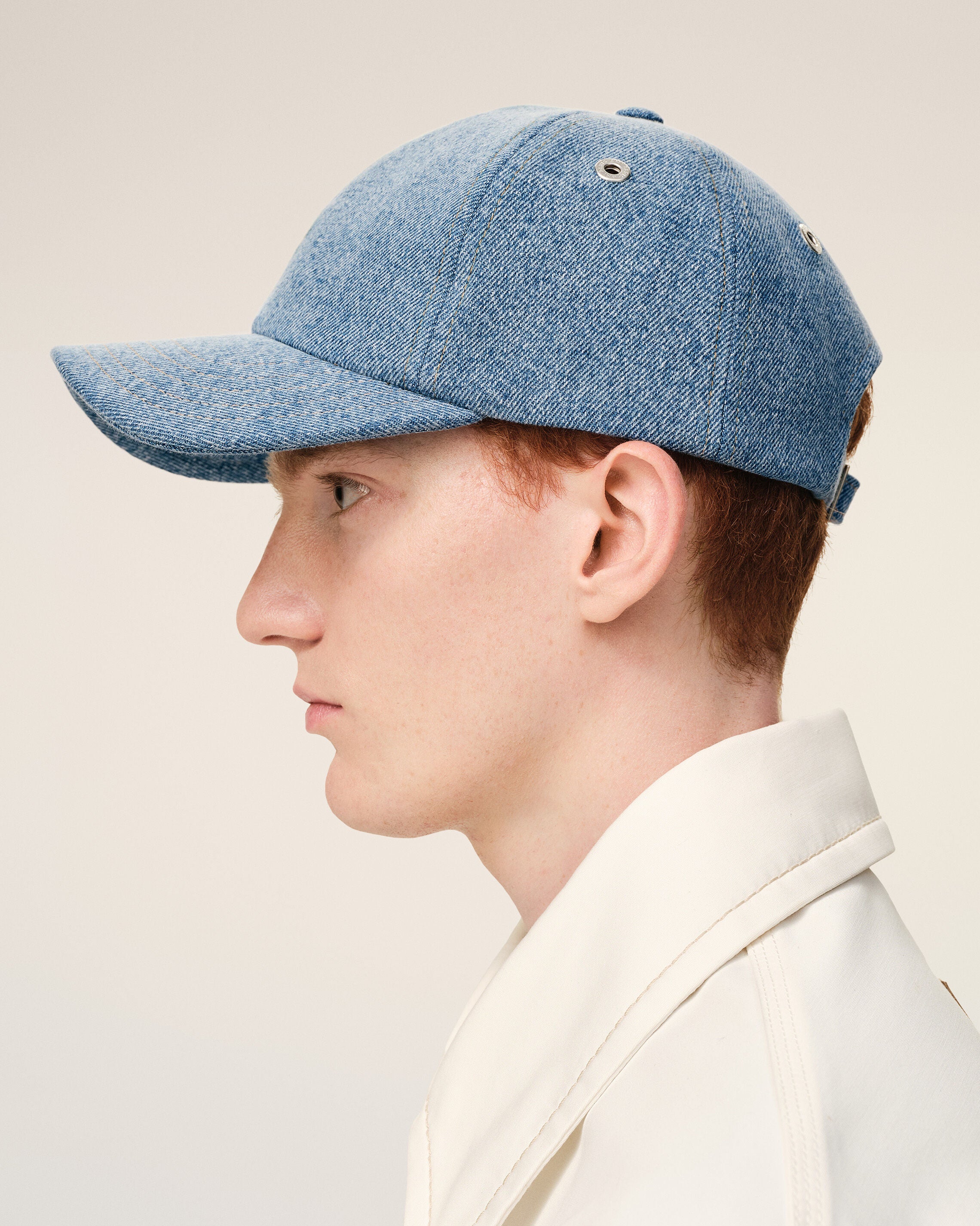 Casquette bleue en denim Ami de Coeur - Image 5
