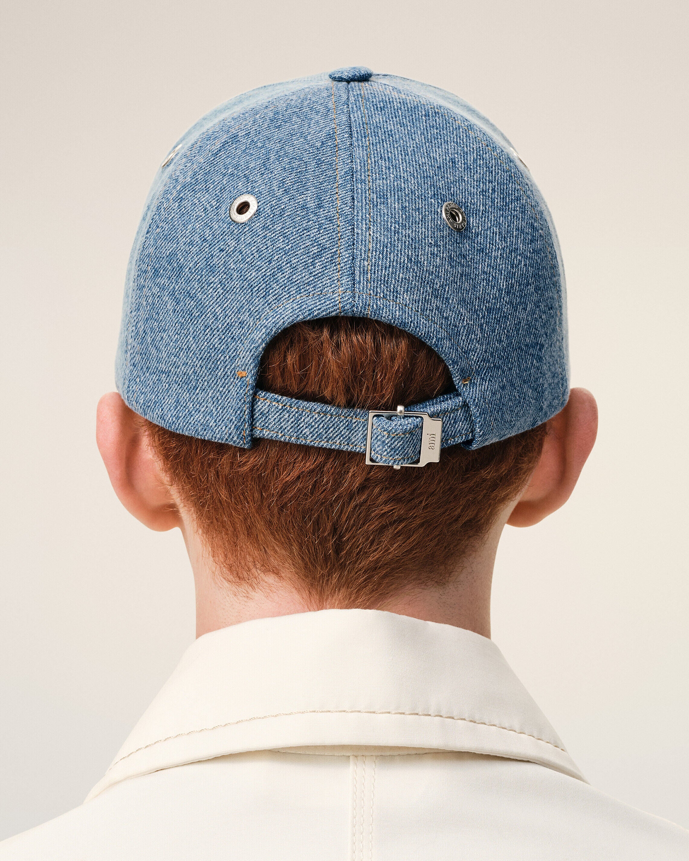 Casquette bleue en denim Ami de Coeur - Image 6