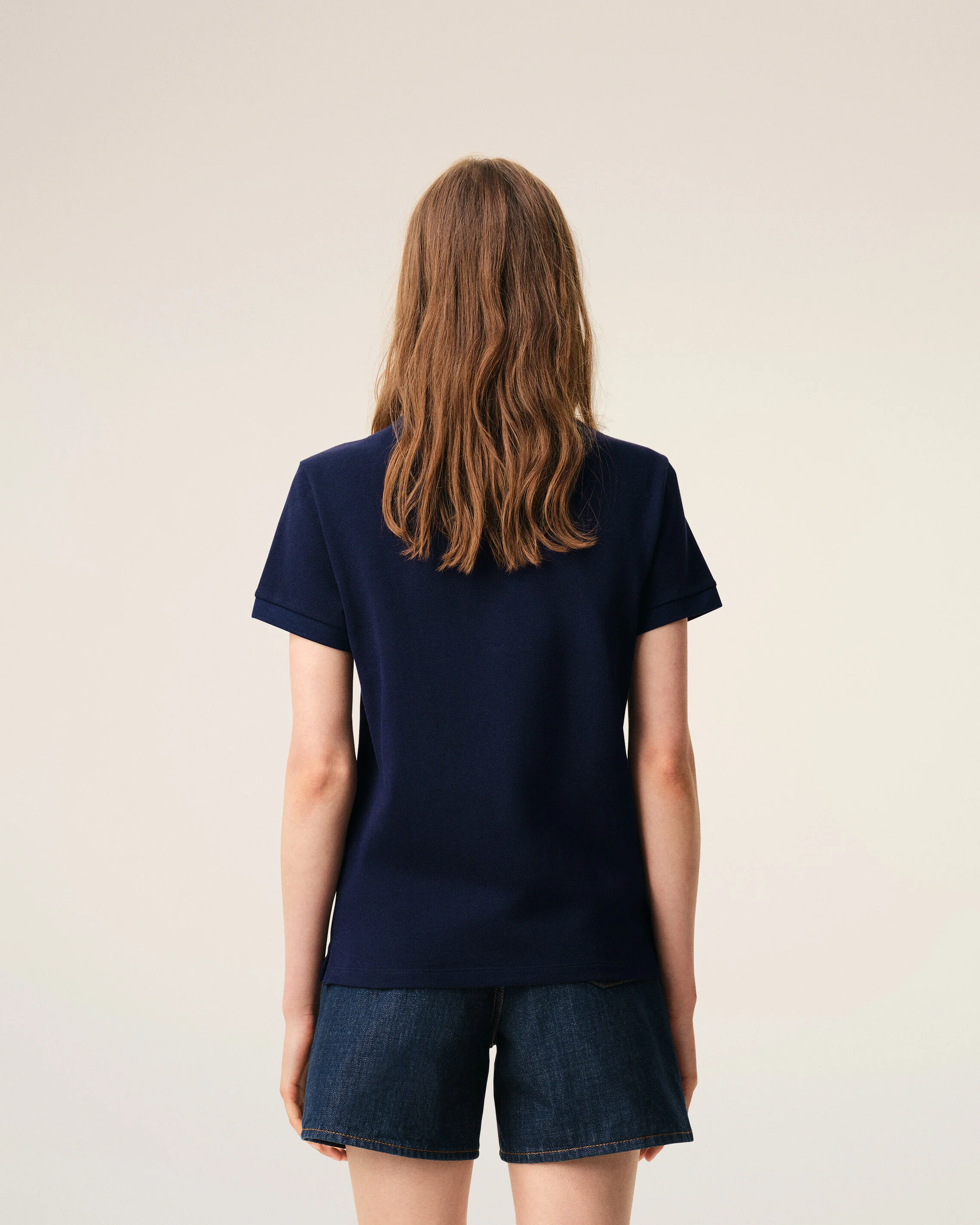 Polo bleu en coton Ami de Coeur - Image 11