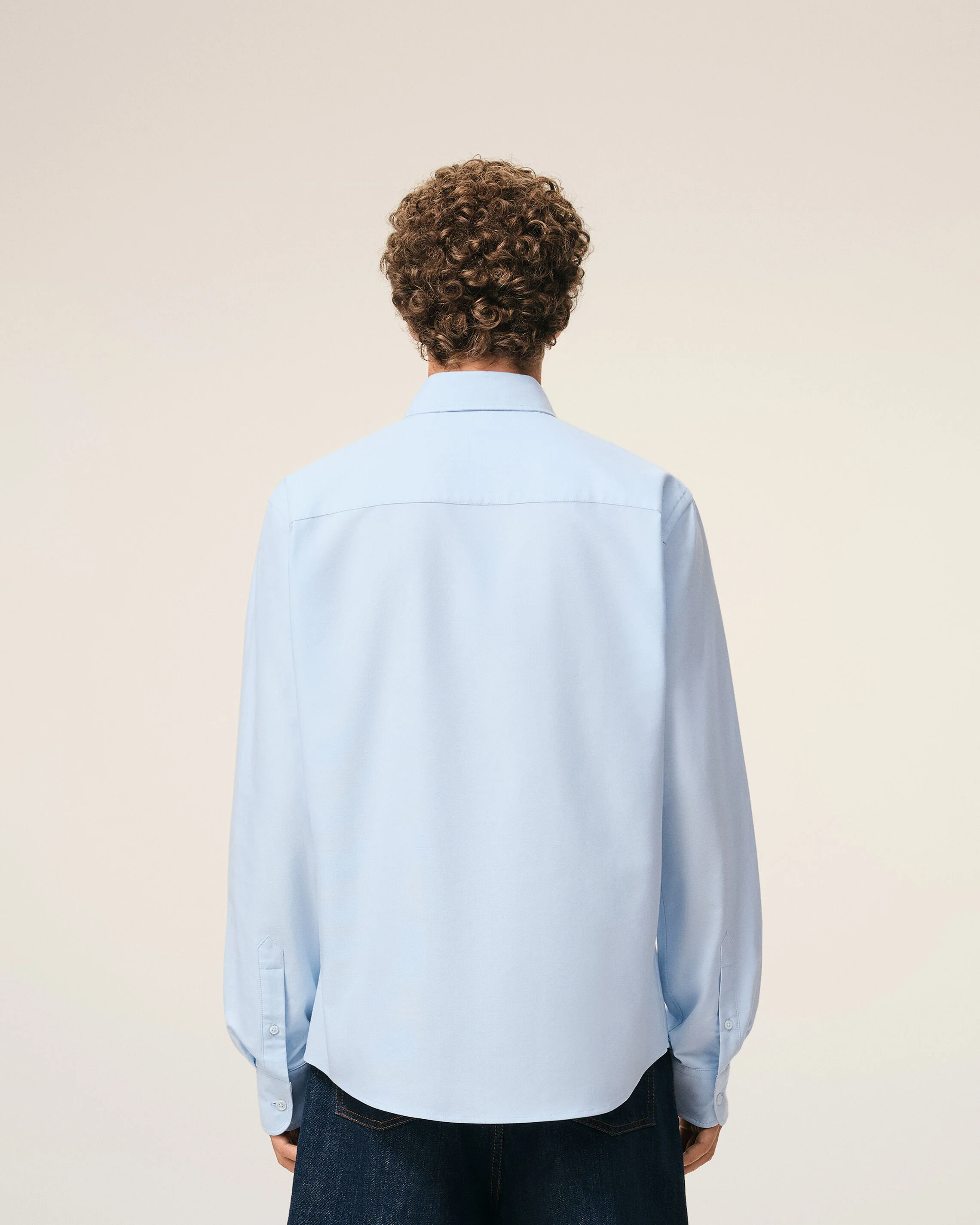 Chemise bleue en coton Ami de Coeur - Image 5