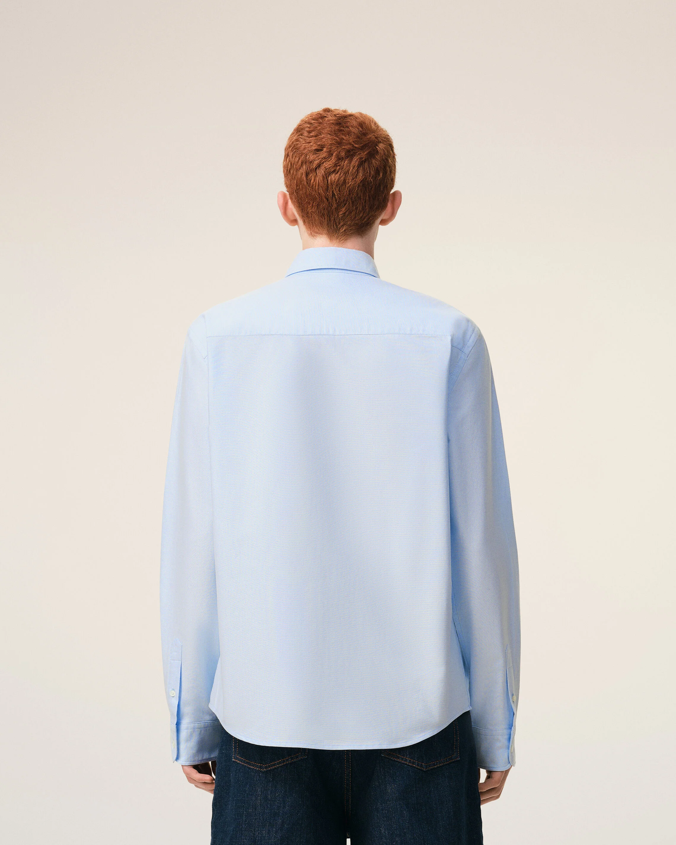 Chemise bleue en coton Ami de Coeur - Image 5