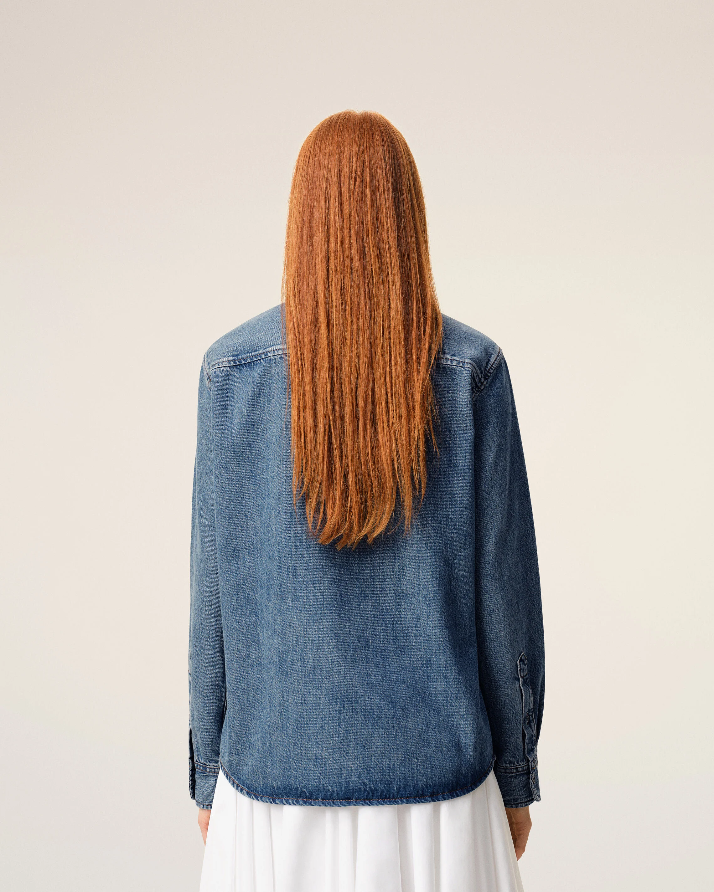 Chemise bleue en denim Ami De Coeur - Image 11