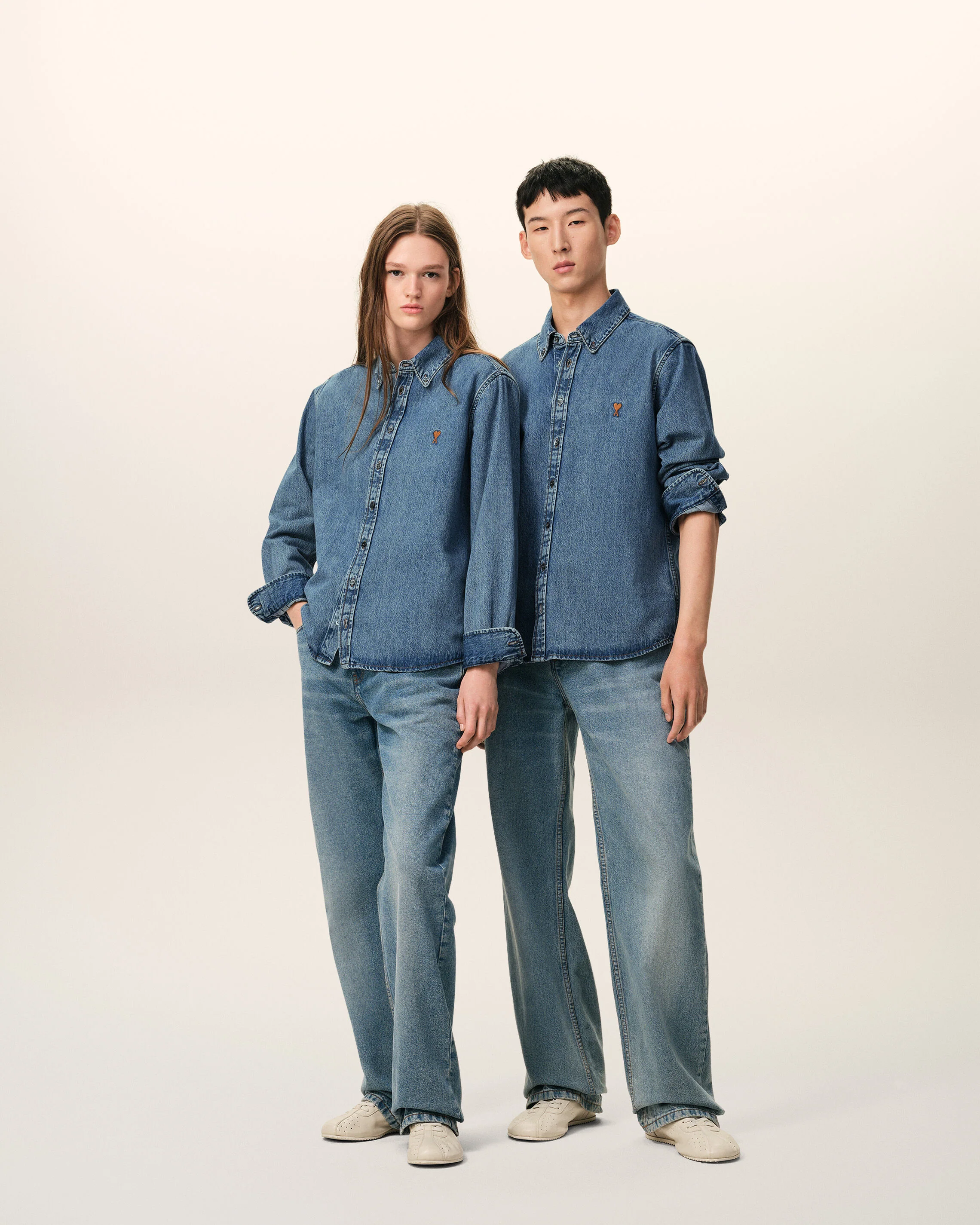Chemise bleue en denim Ami De Coeur - Image 13