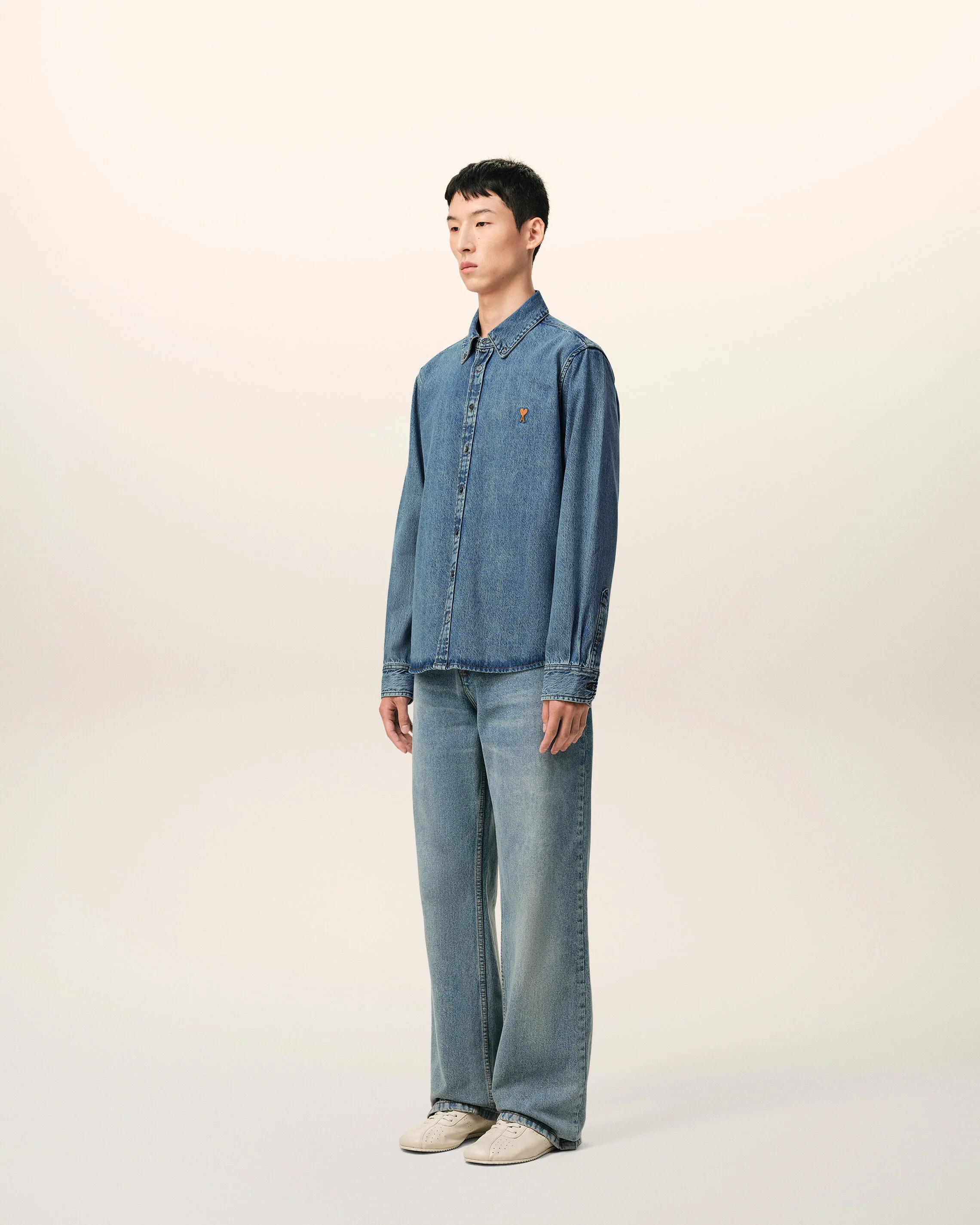 Chemise bleue en denim Ami De Coeur - Image 6