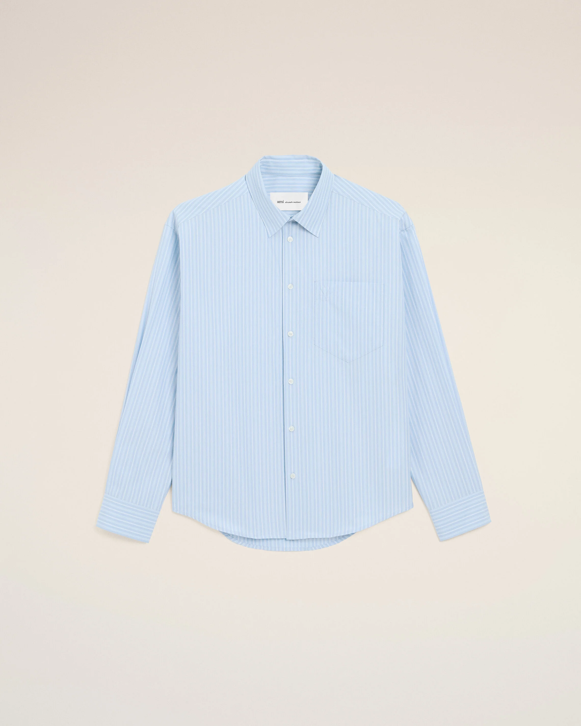 Chemise Boxy Bleue Manches Longues Ami De Coeur en Coton - Image 8