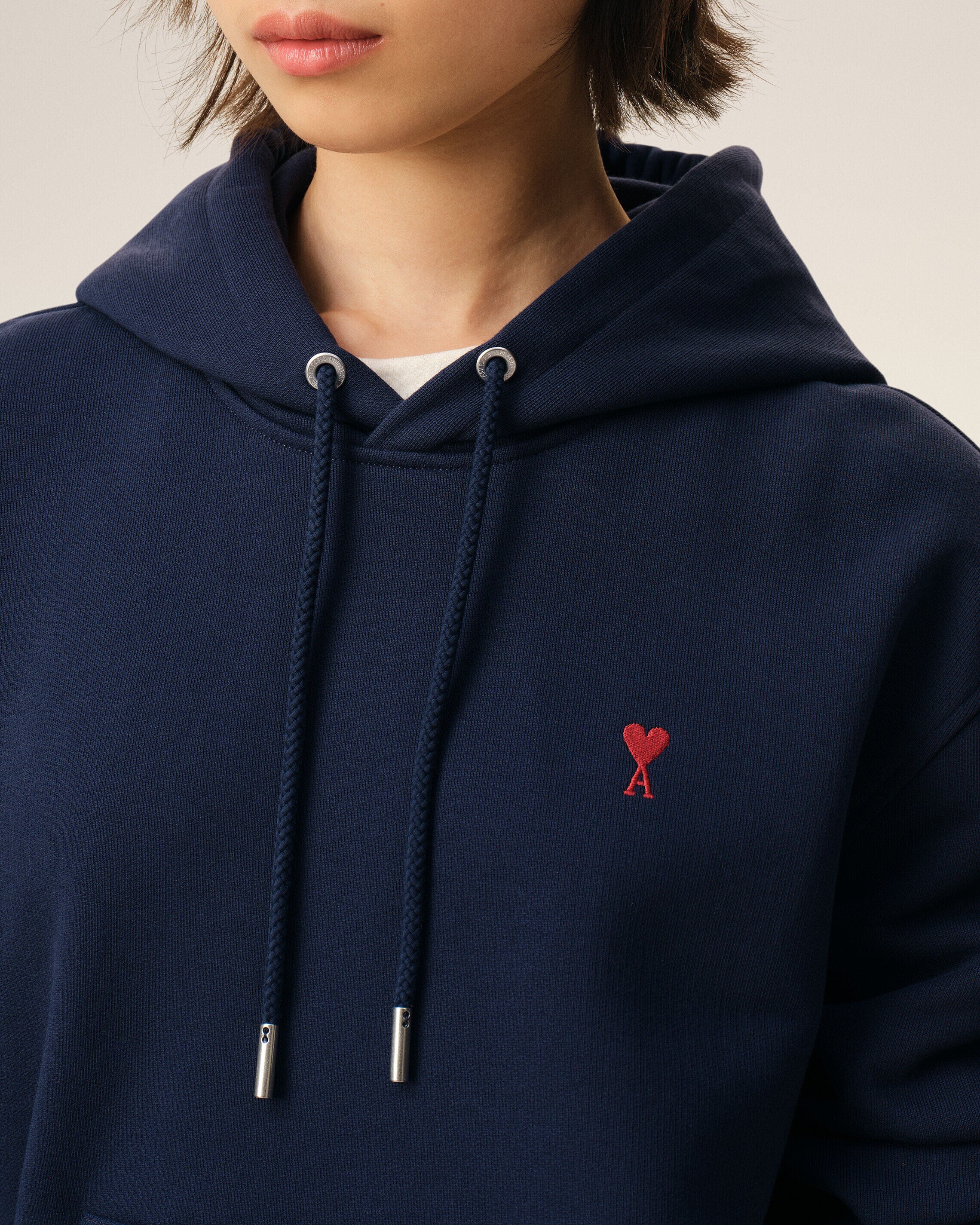 Hoodie bleu en coton Ami de Coeur - Image 10