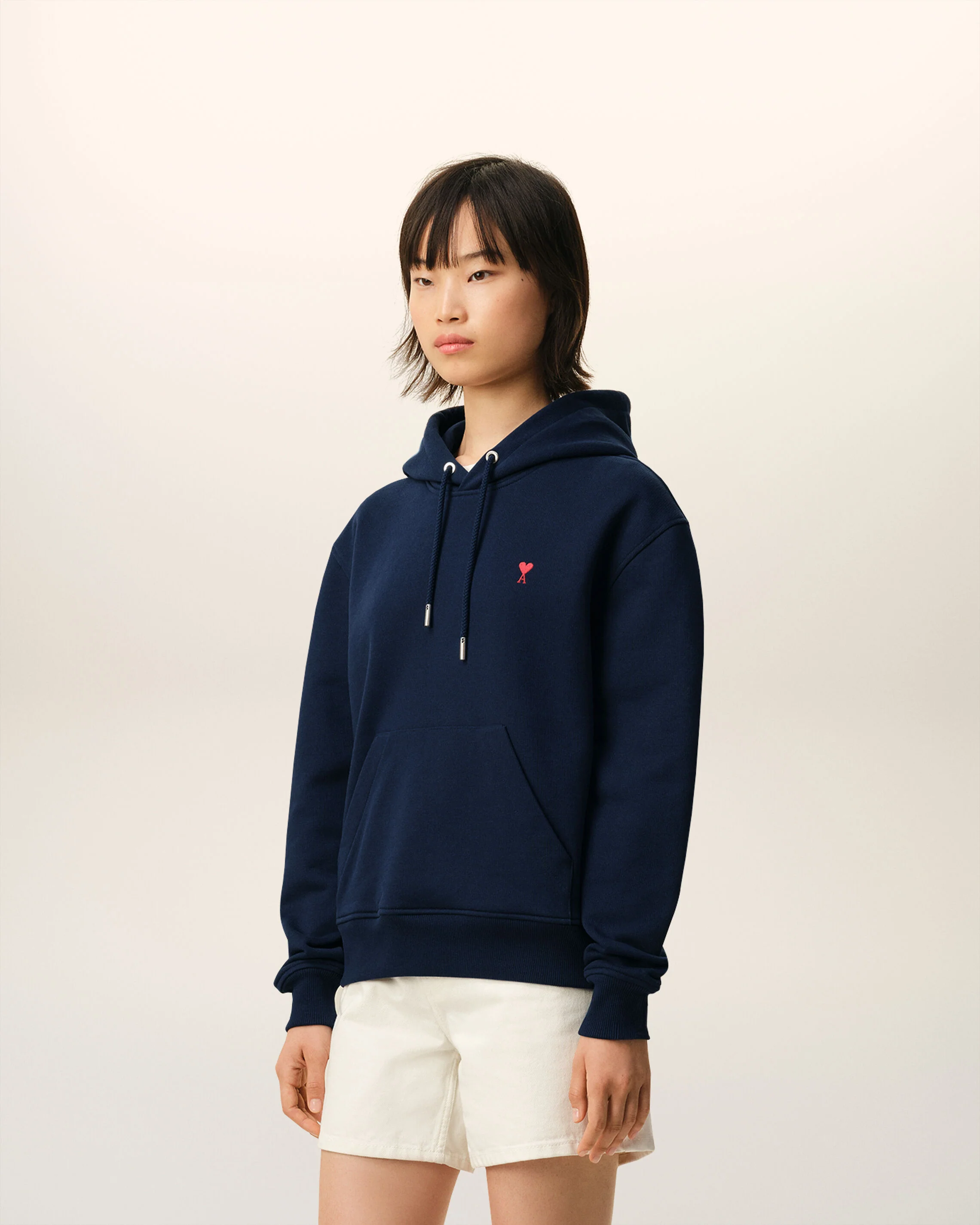 Hoodie bleu en coton Ami de Coeur - Image 12