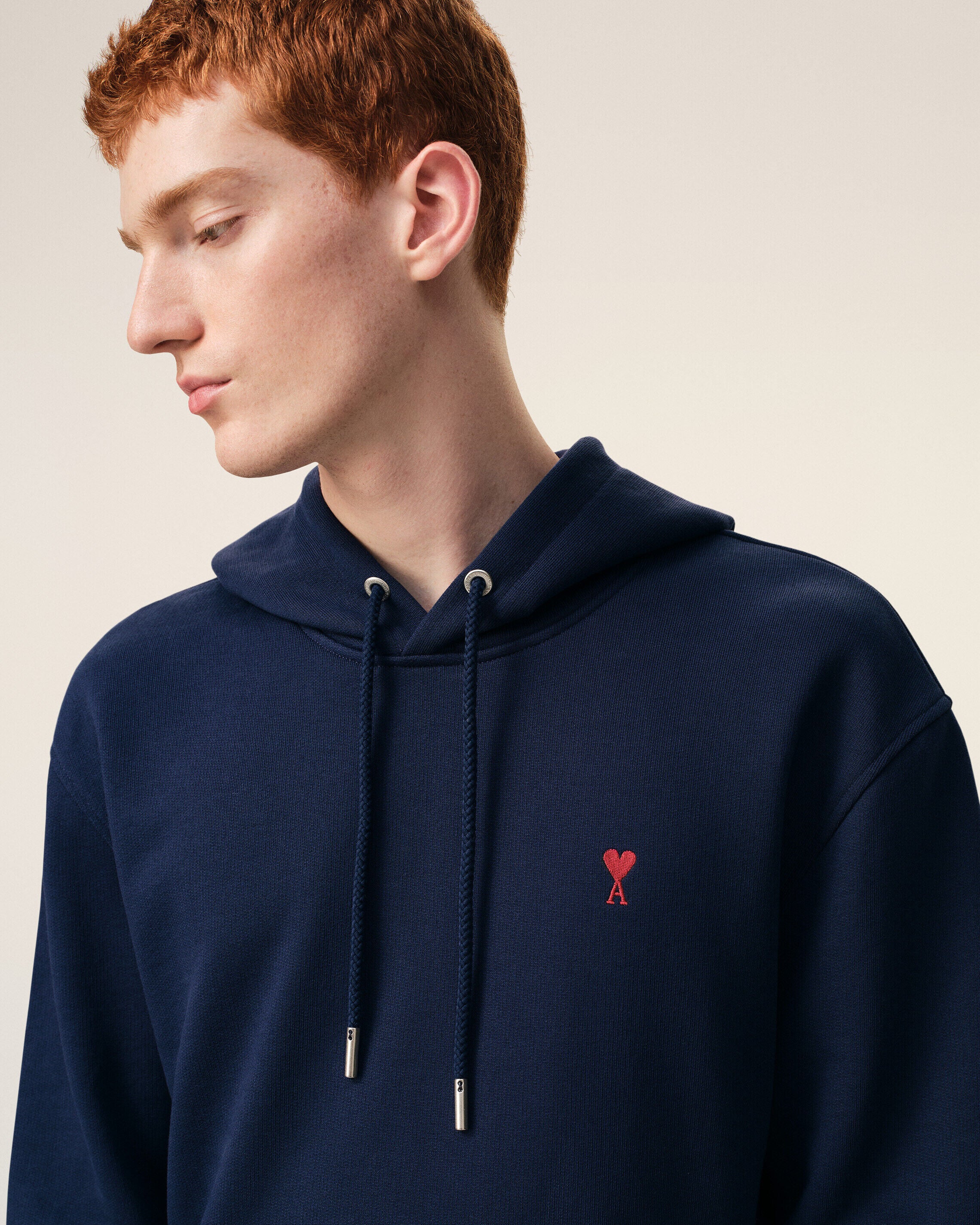 Hoodie bleu en coton Ami de Coeur - Image 4