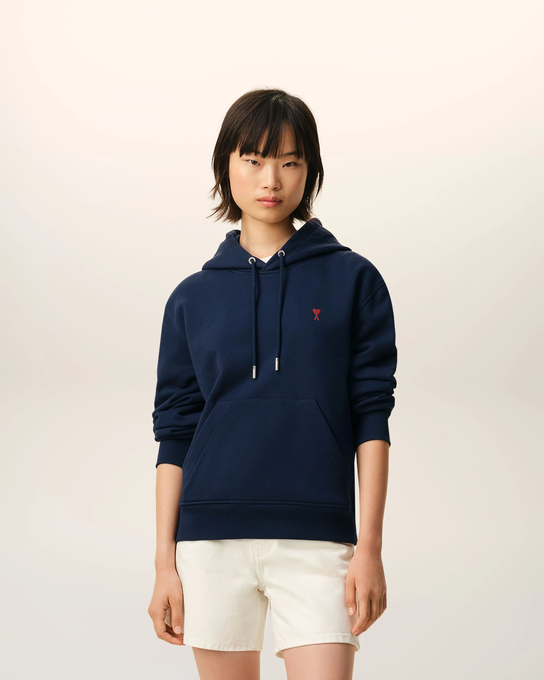 Hoodie bleu en coton Ami de Coeur - Image 8