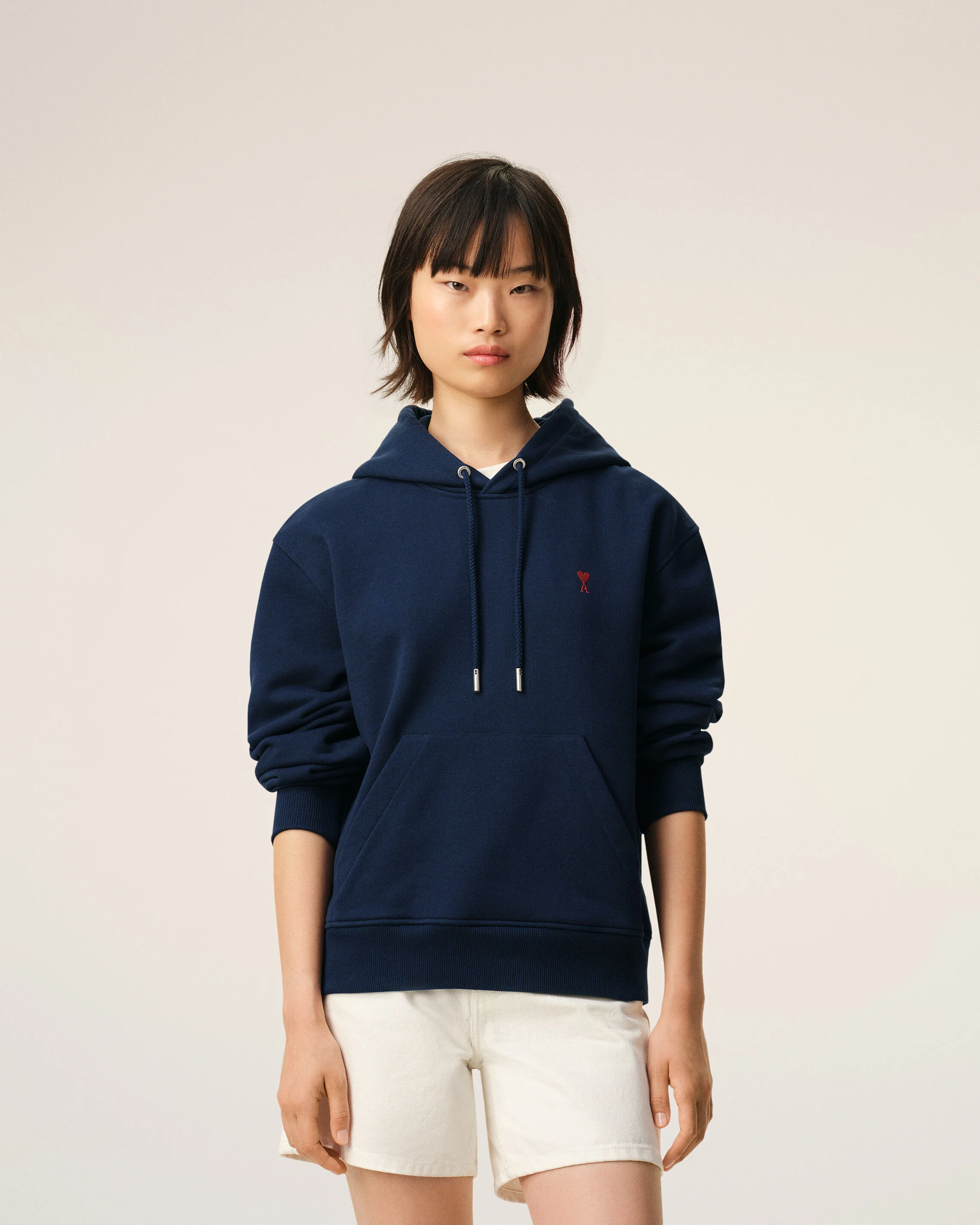 Hoodie bleu en coton Ami de Coeur - Image 9