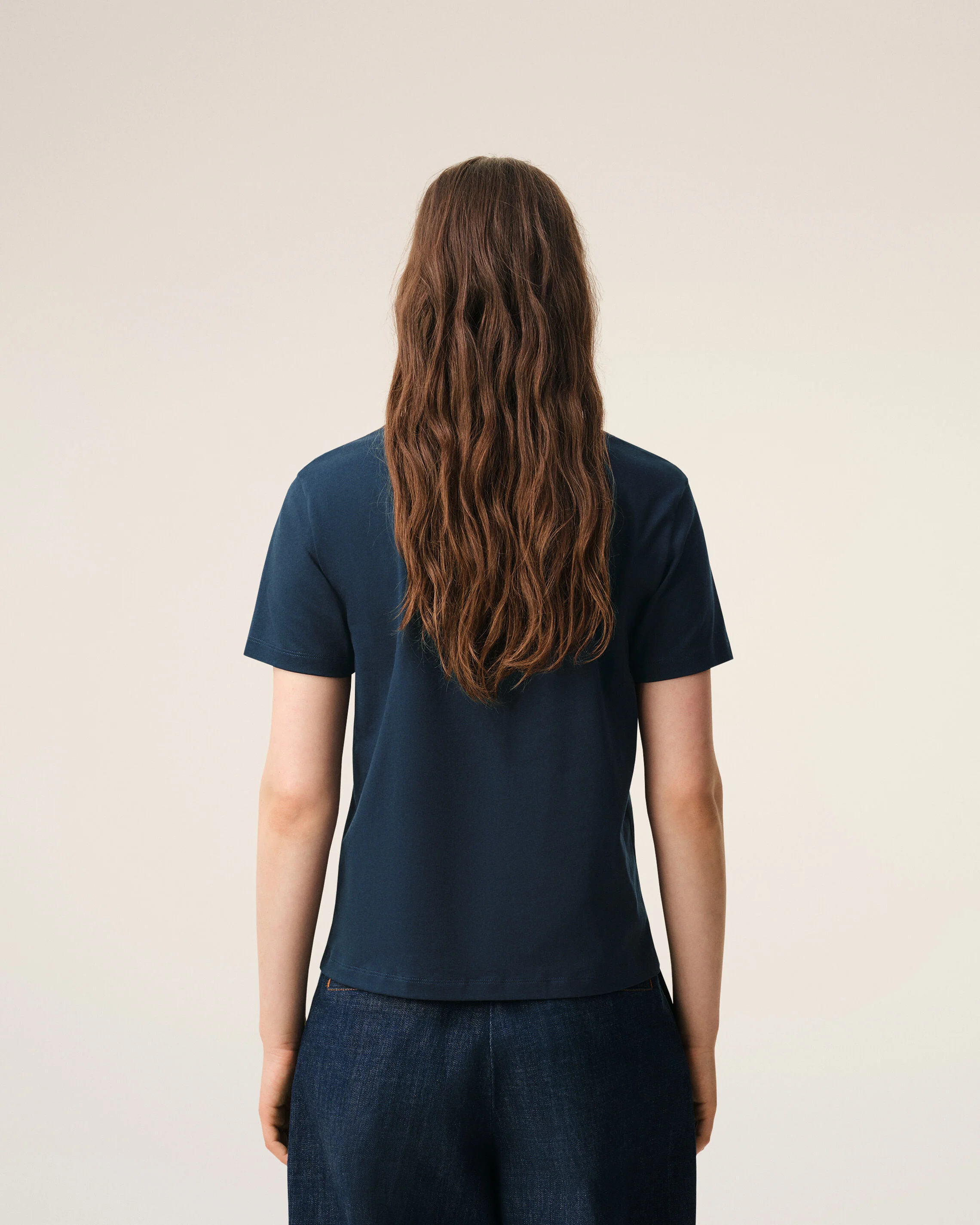 T-shirt bleu en coton Ami de Coeur - Image 11