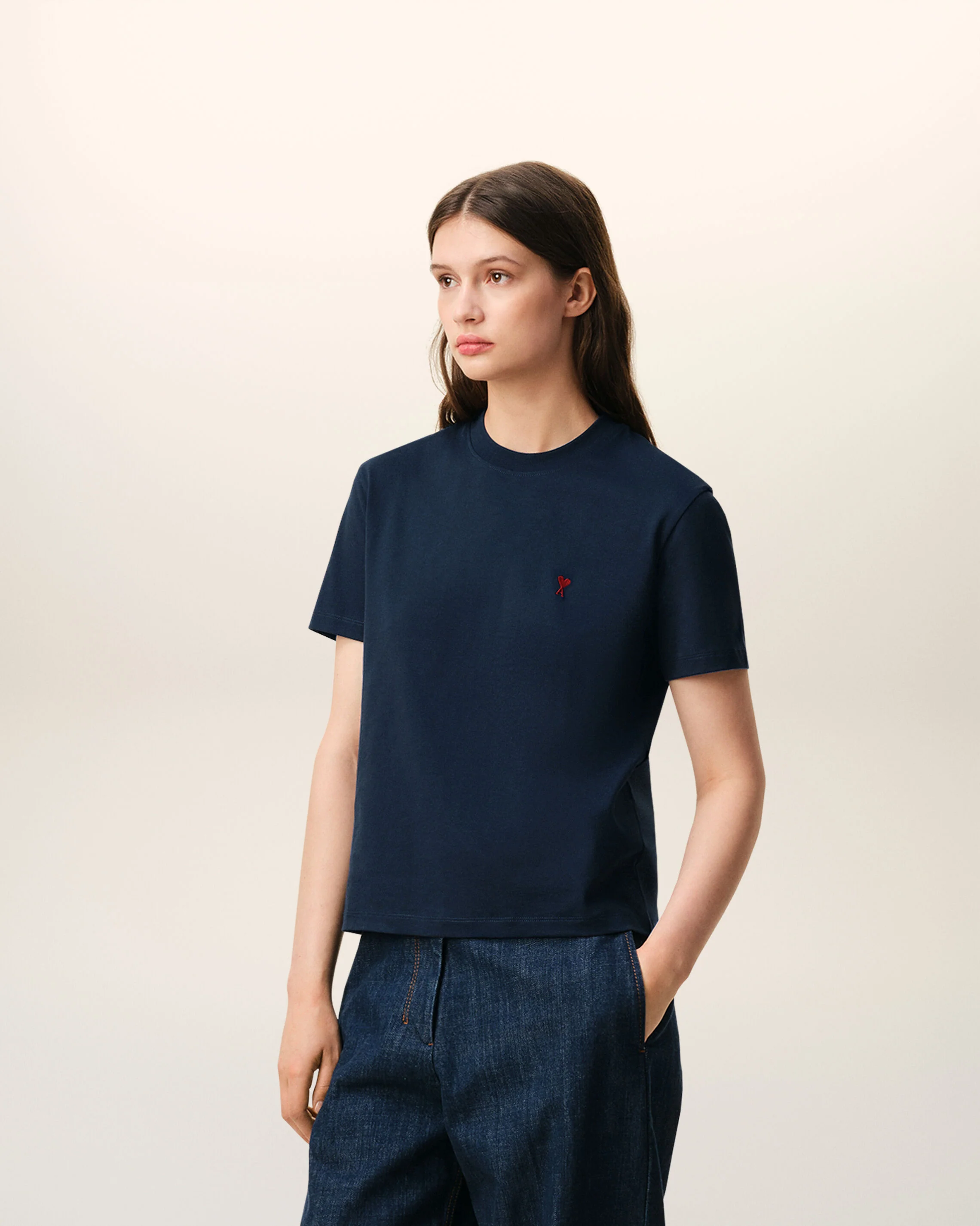 T-shirt bleu en coton Ami de Coeur - Image 12